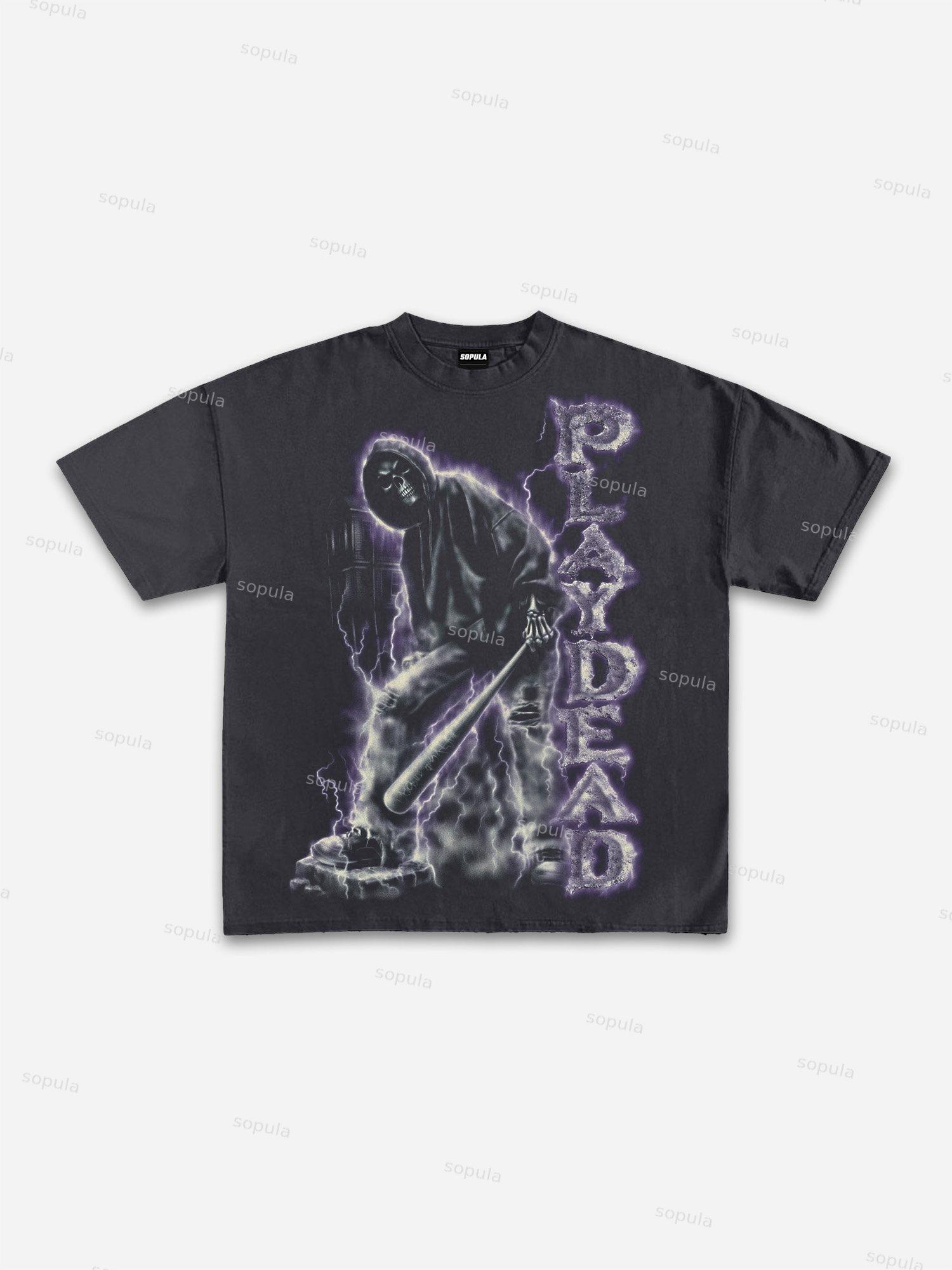 All We Need Is Money Scout Girl Print Cotton T-shirt Product Image