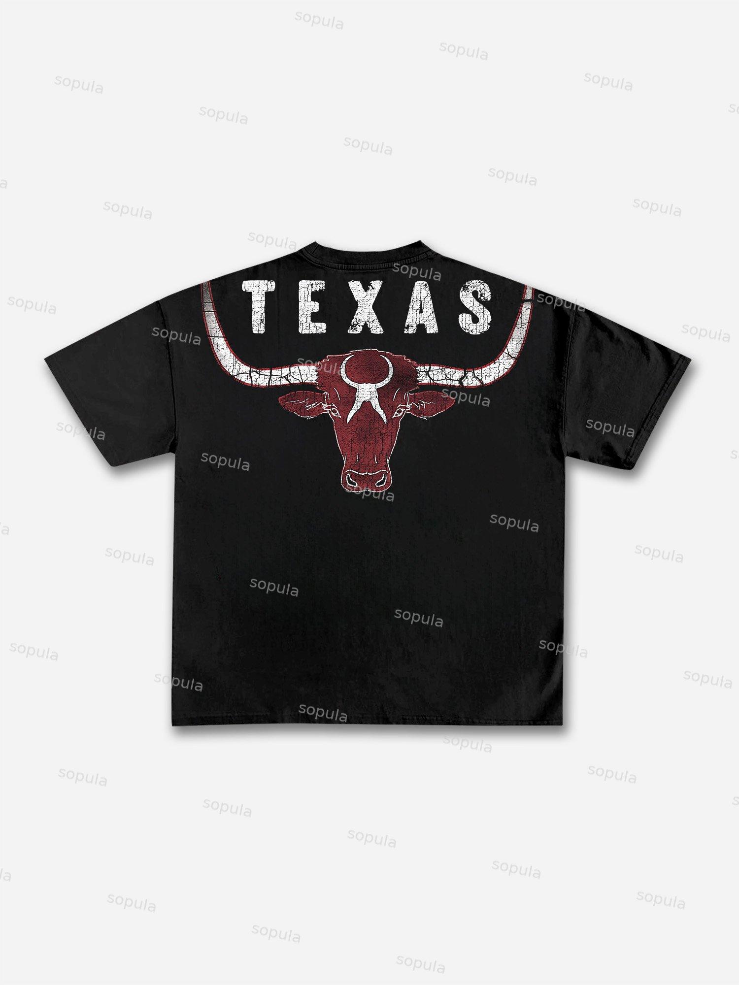 University Of Texas Graphic Cotton T-shirt Product Image