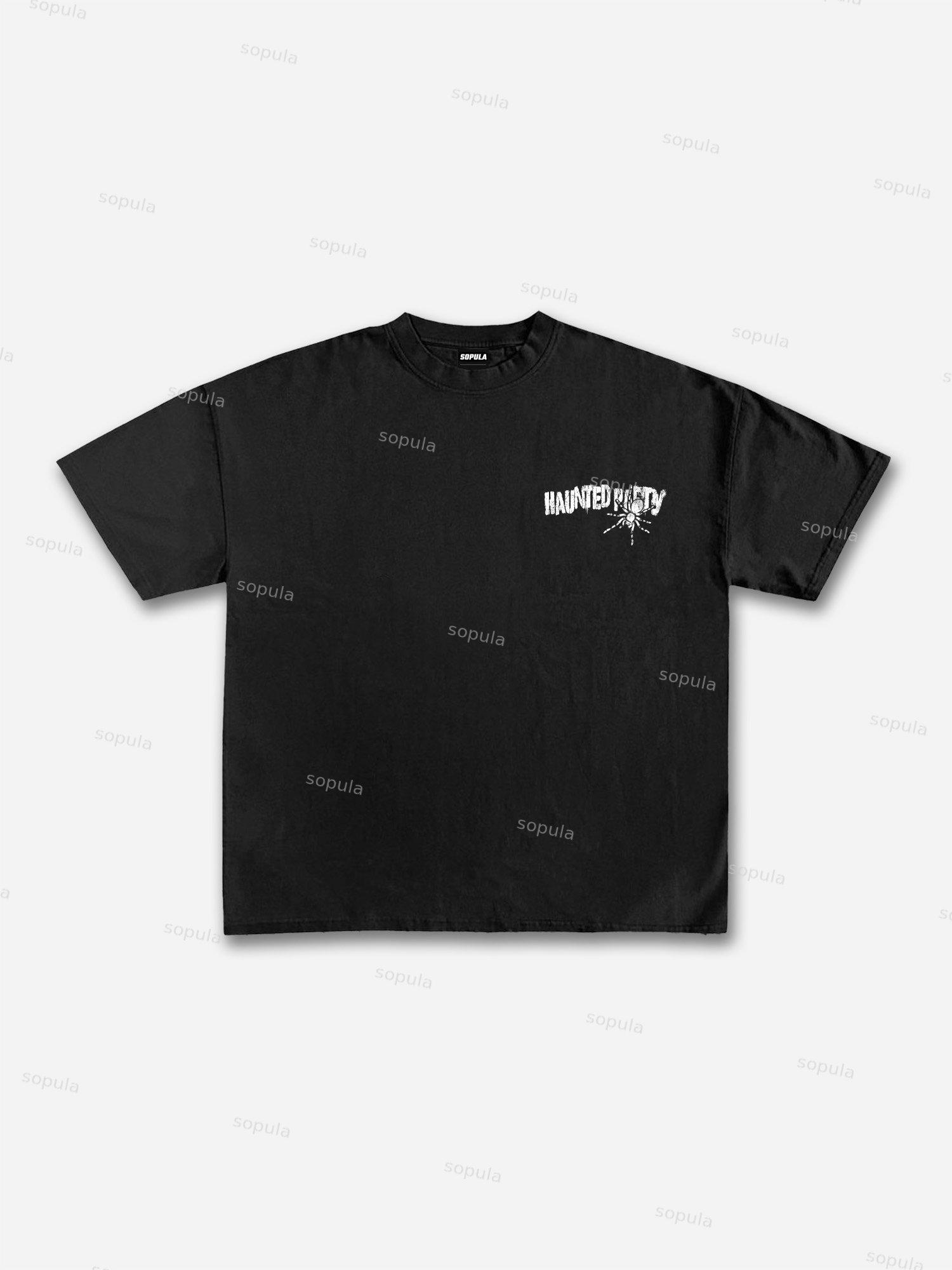 Saintless Vintage Destiny Mummy Graphic Cotton T-shirt Product Image