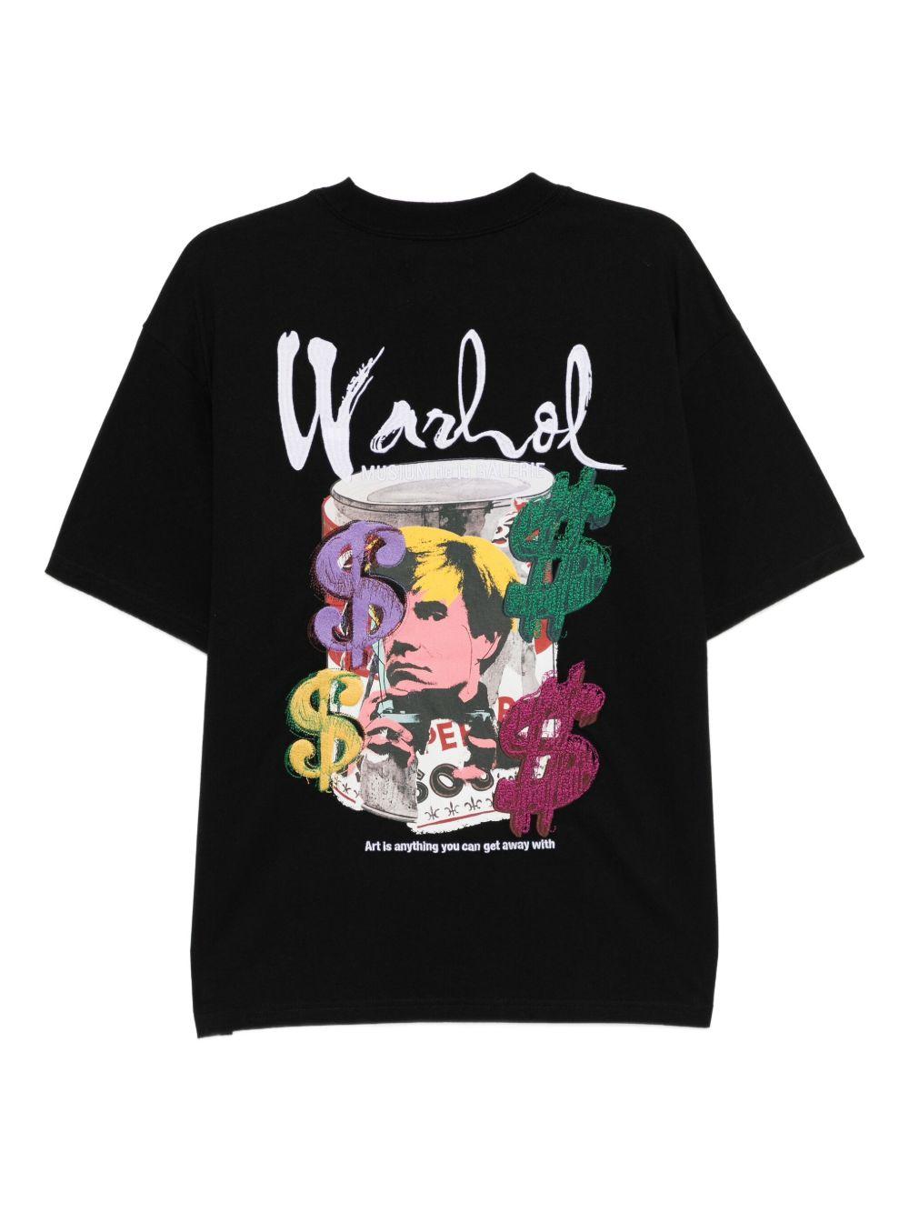 Warhol-print cotton T-shirt Product Image