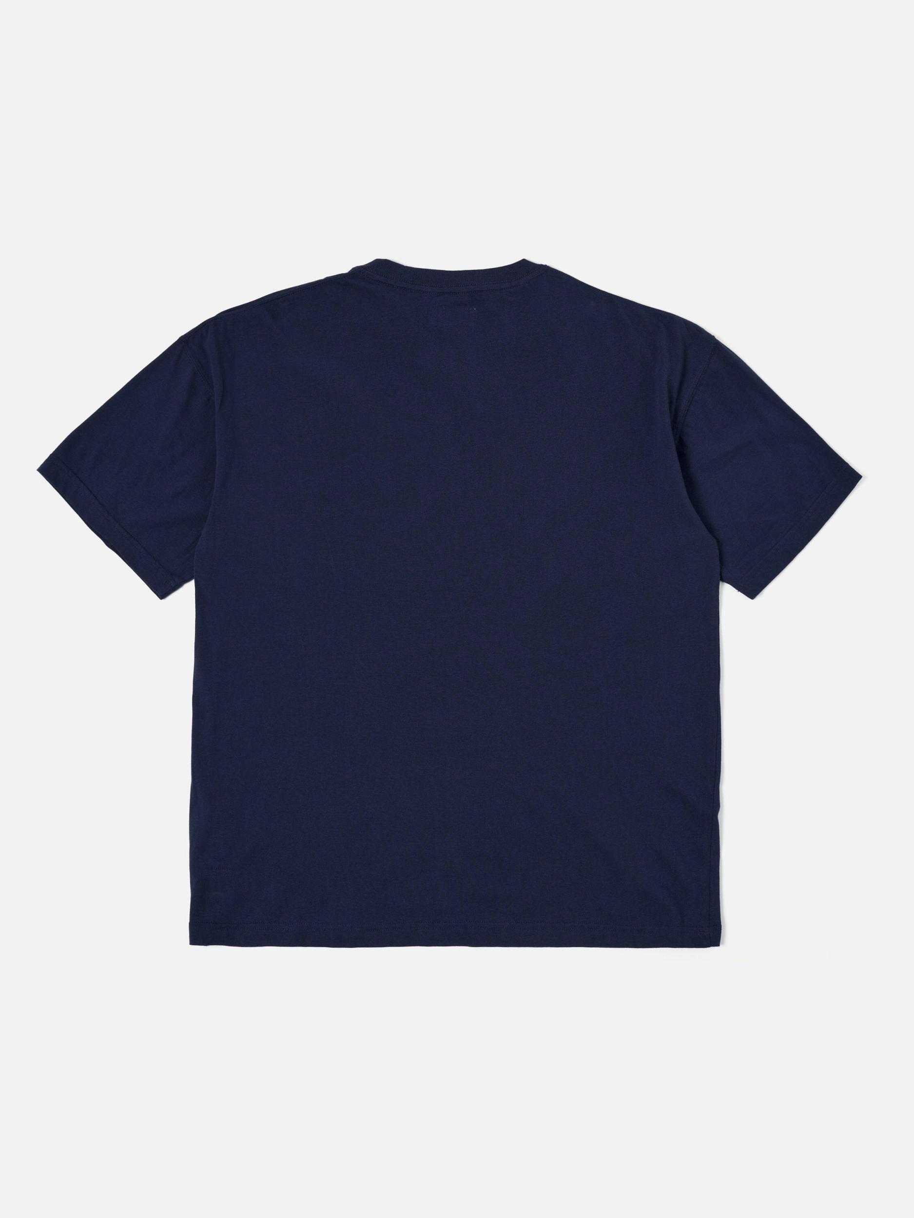 Universal Works Loose Tee in Navy Single Jersey Product Image