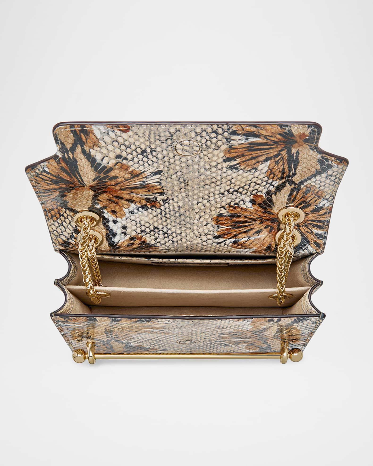 East-West Mini Snake-Embossed Leather Crossbody Bag Product Image