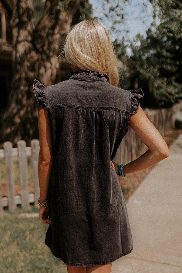 Rock Show Denim Dress Product Image