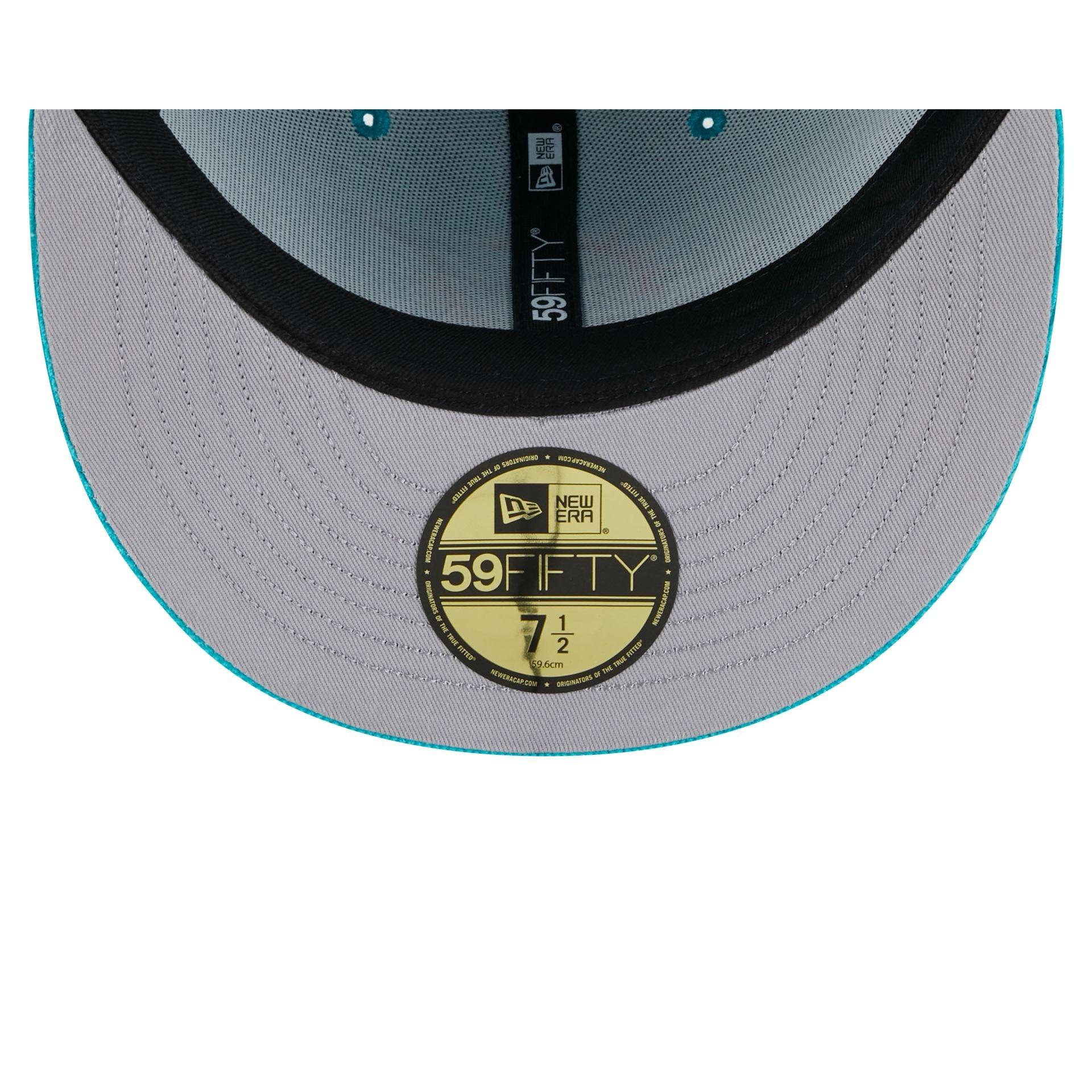 Just Caps Floral Corduroy Miami Dolphins 59FIFTY Fitted Hat Male Product Image