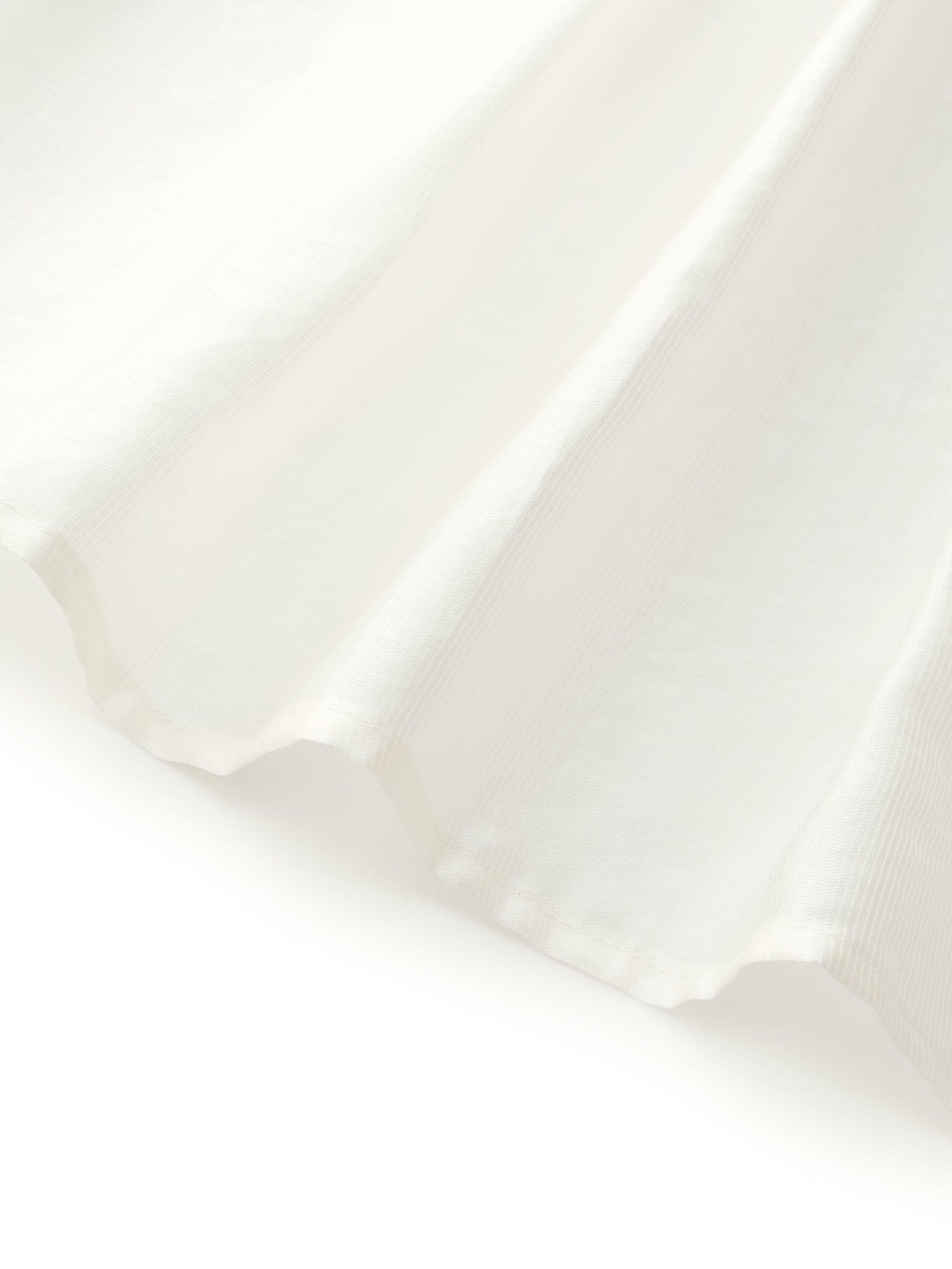 Tencel Blend Women Tiered Mini Dress With Ribbon Product Image