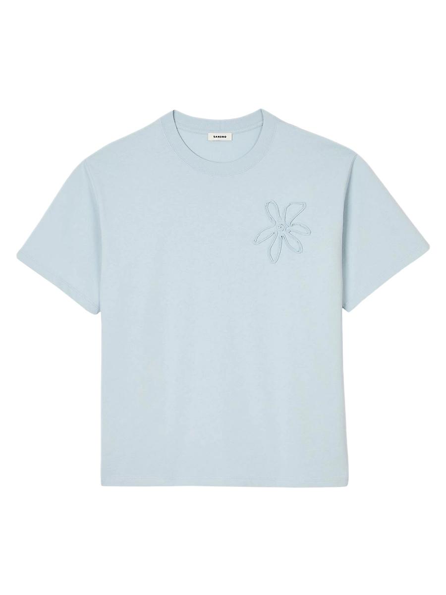 Mens Oversized Flower T-Shirt Product Image