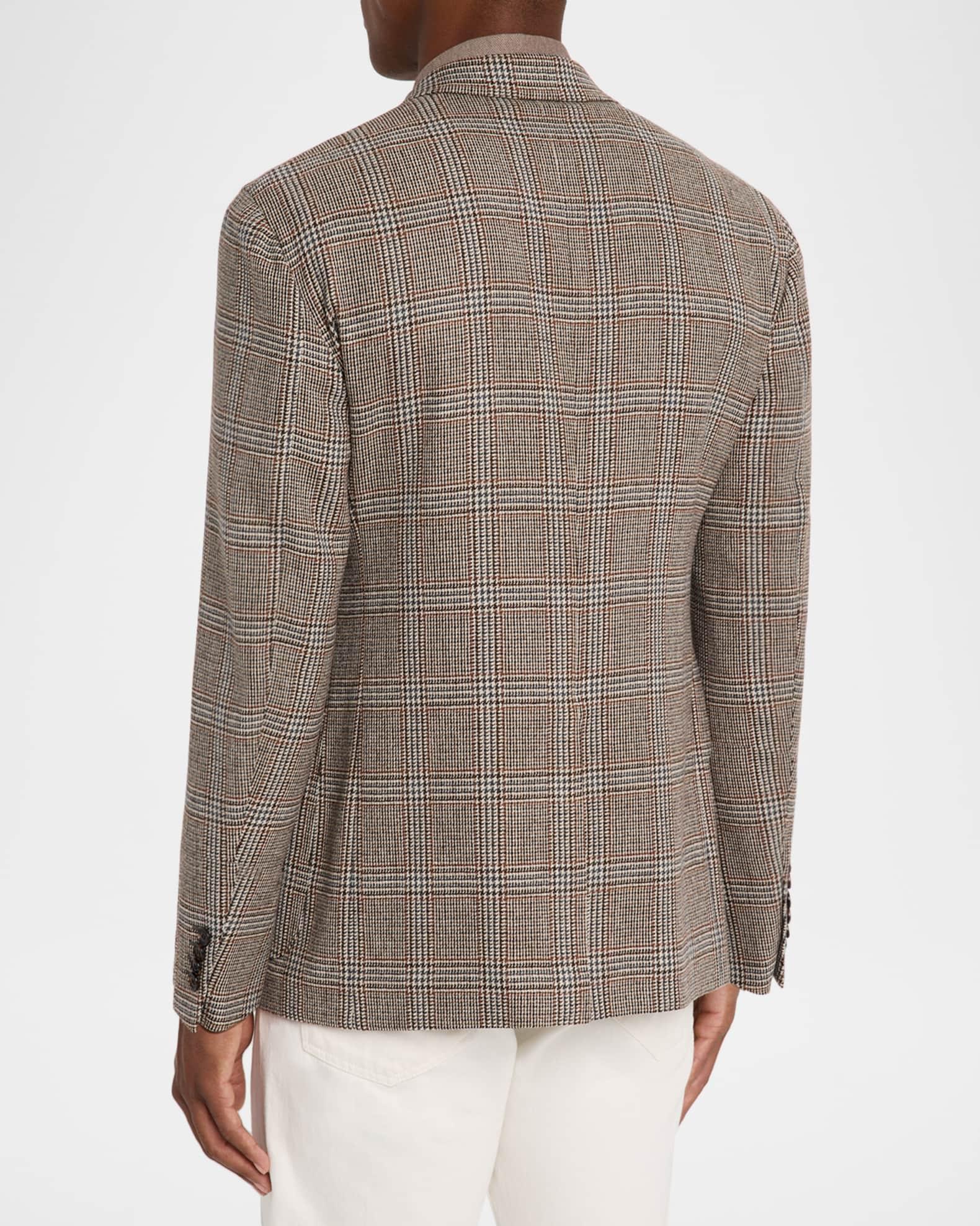 Men's Wool and Cashmere Glen Plaid Sport Coat Product Image