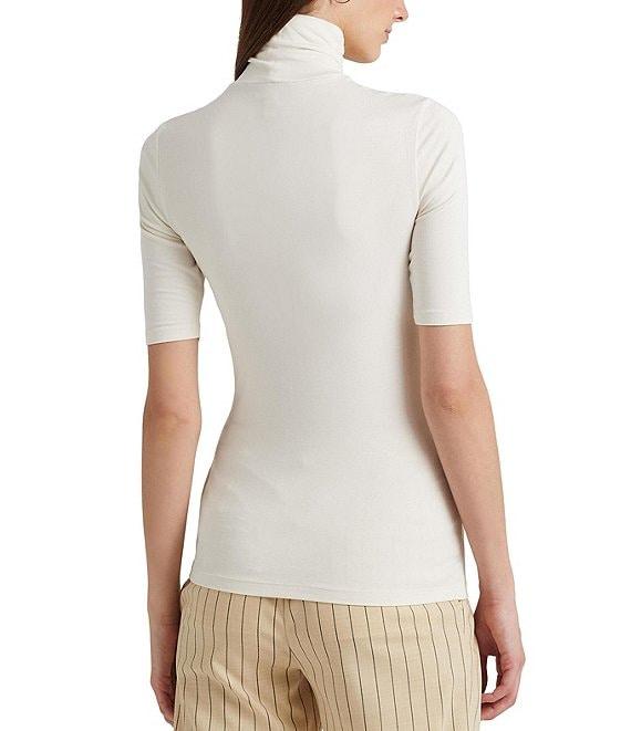 Lauren Ralph Lauren Knit Jersey Turtleneck Top Product Image