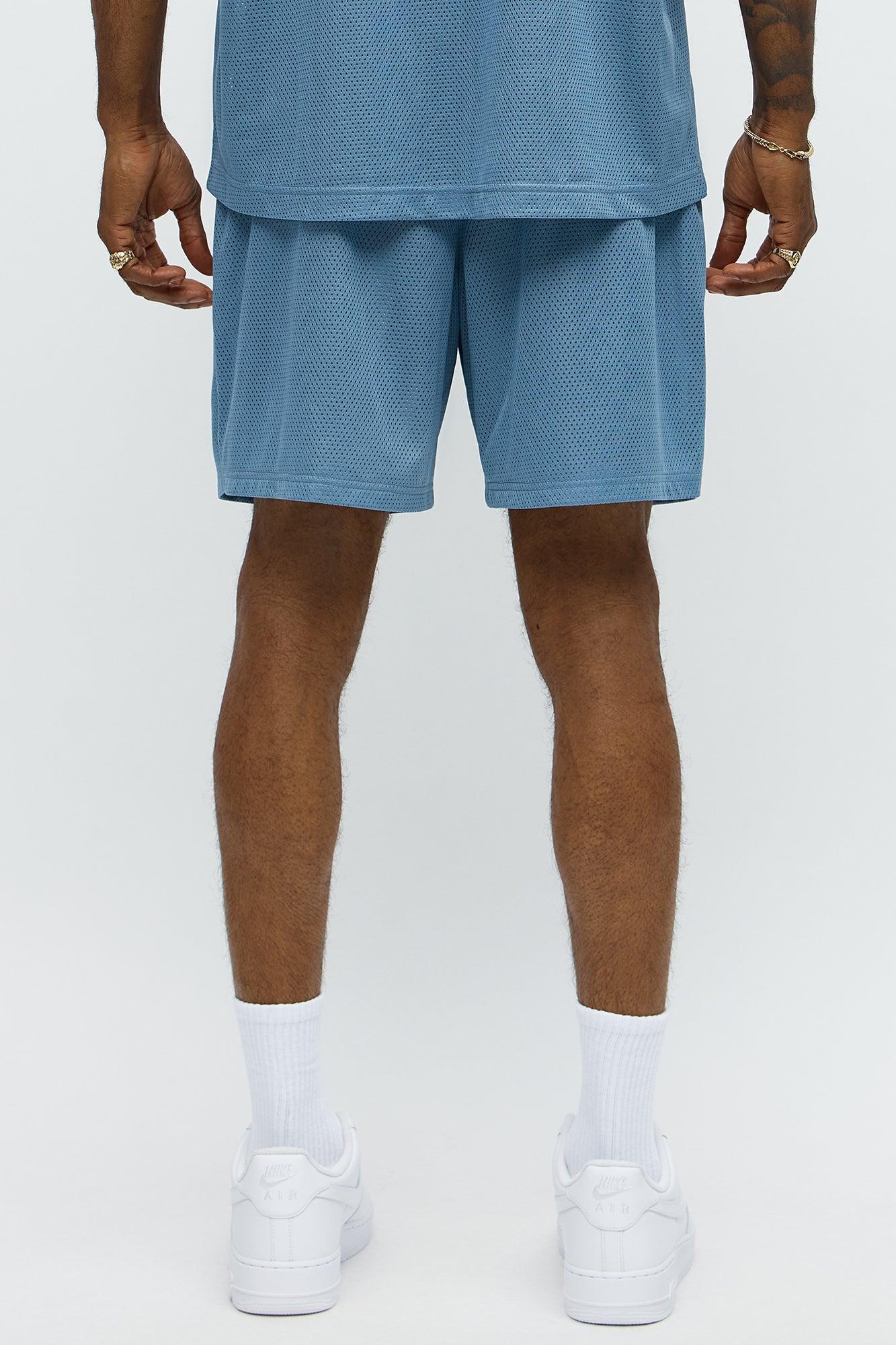 Relaxed Gods Favorite Shorts - Dusty Blue Product Image
