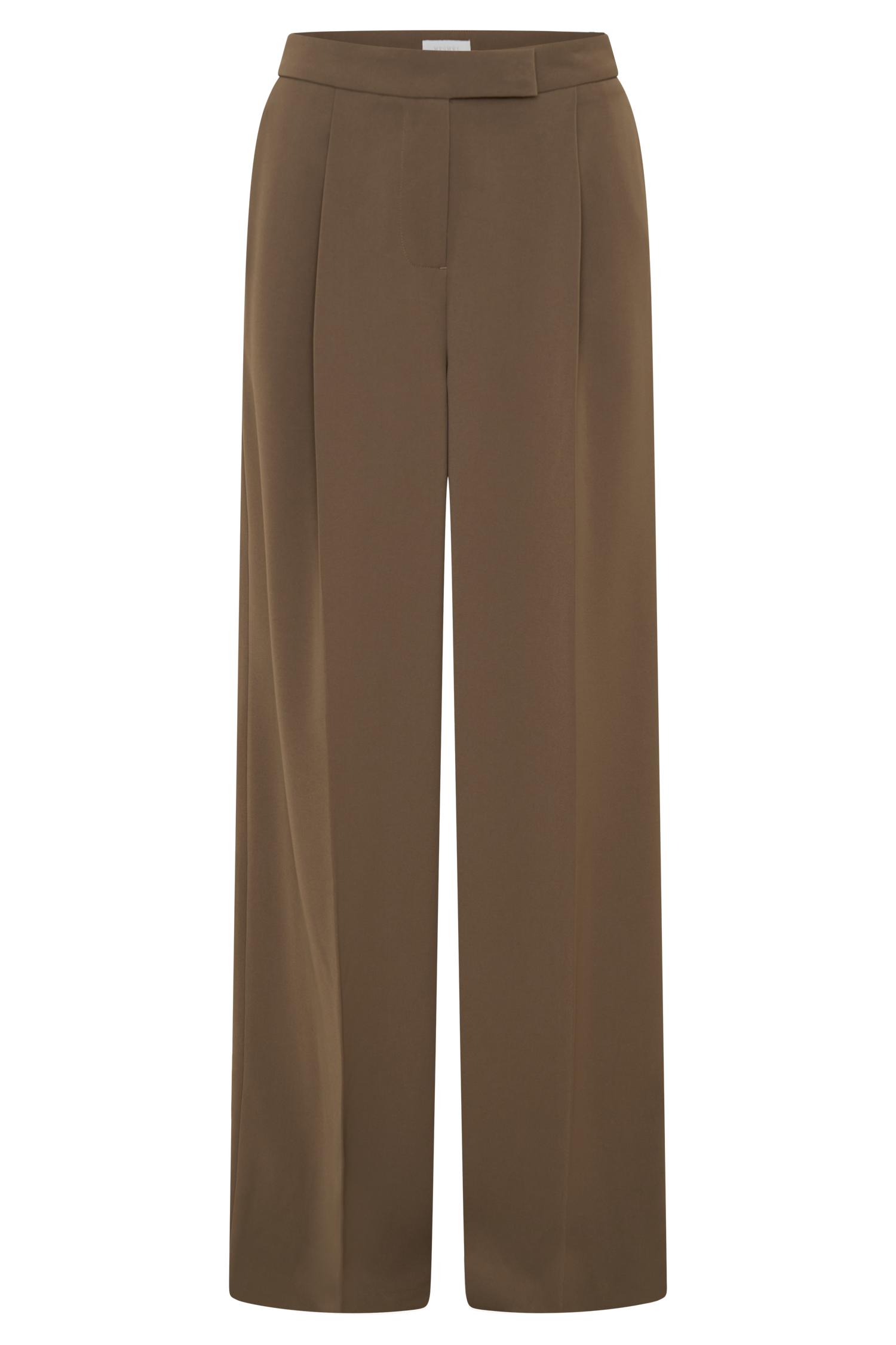 Faith Suiting Wide Leg Pant - Cacao Brown Product Image