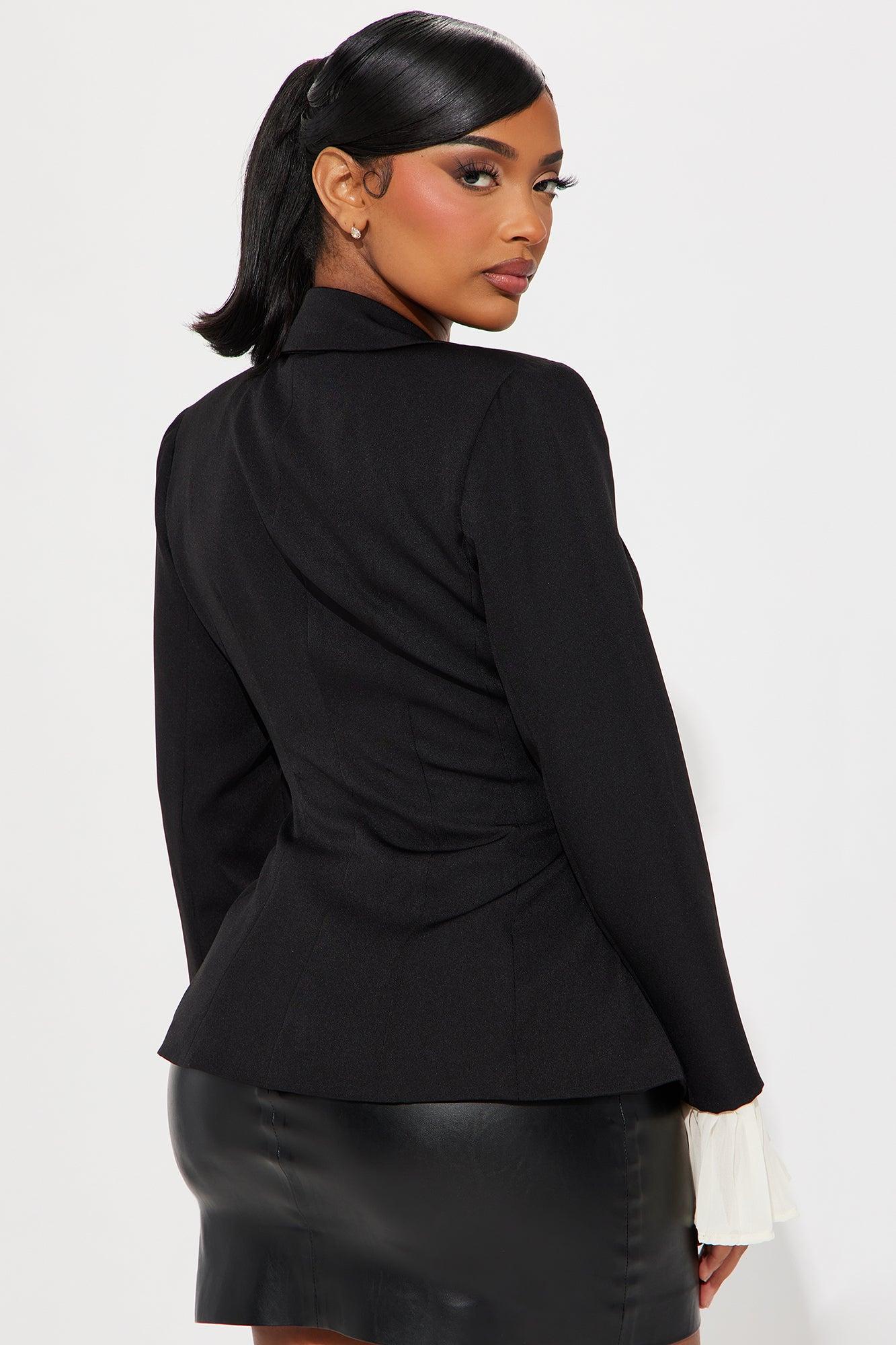 A Sweet Life Blazer - Black Product Image