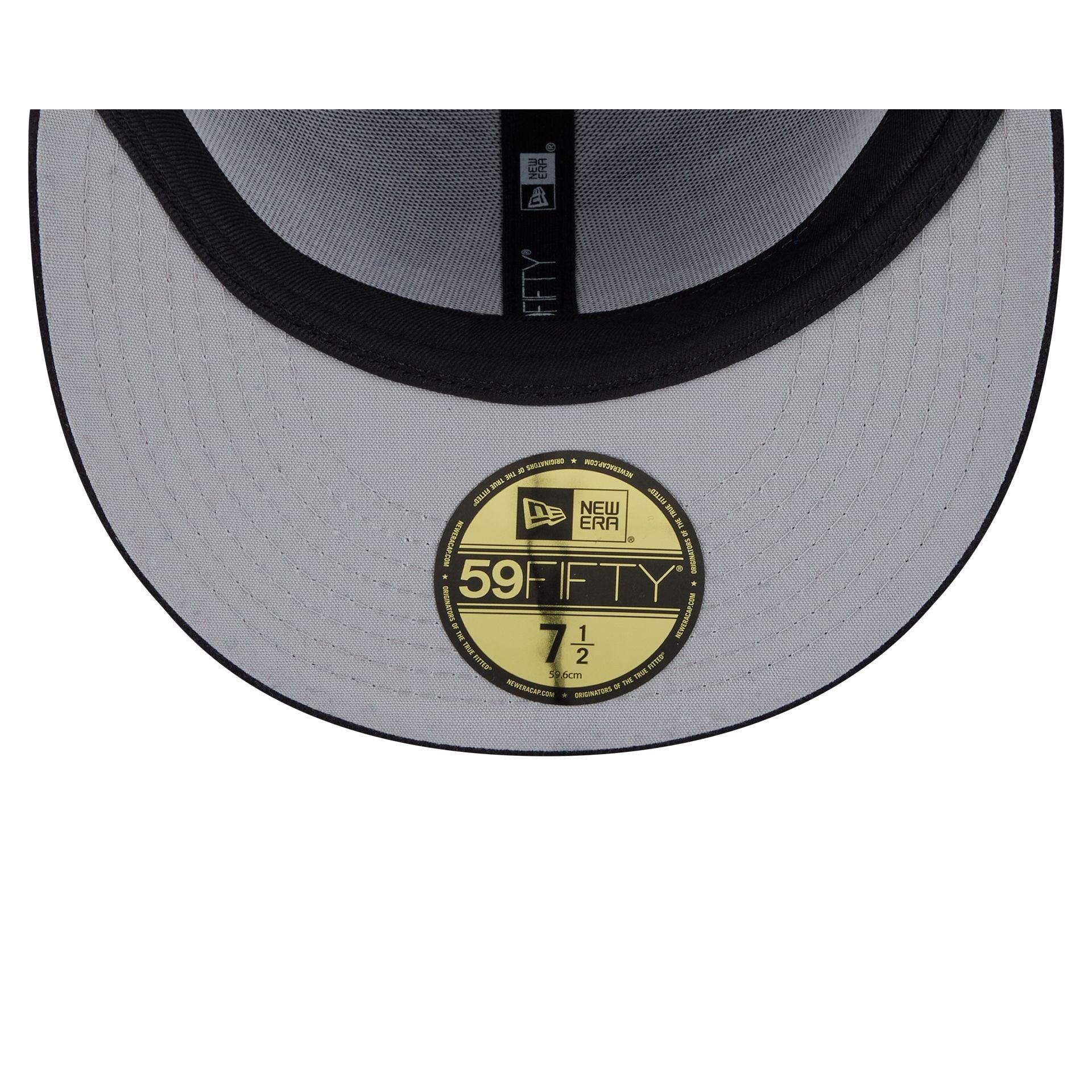 Utah Jazz Basic Black & White 9FIFTY Snapback Hat Male Product Image
