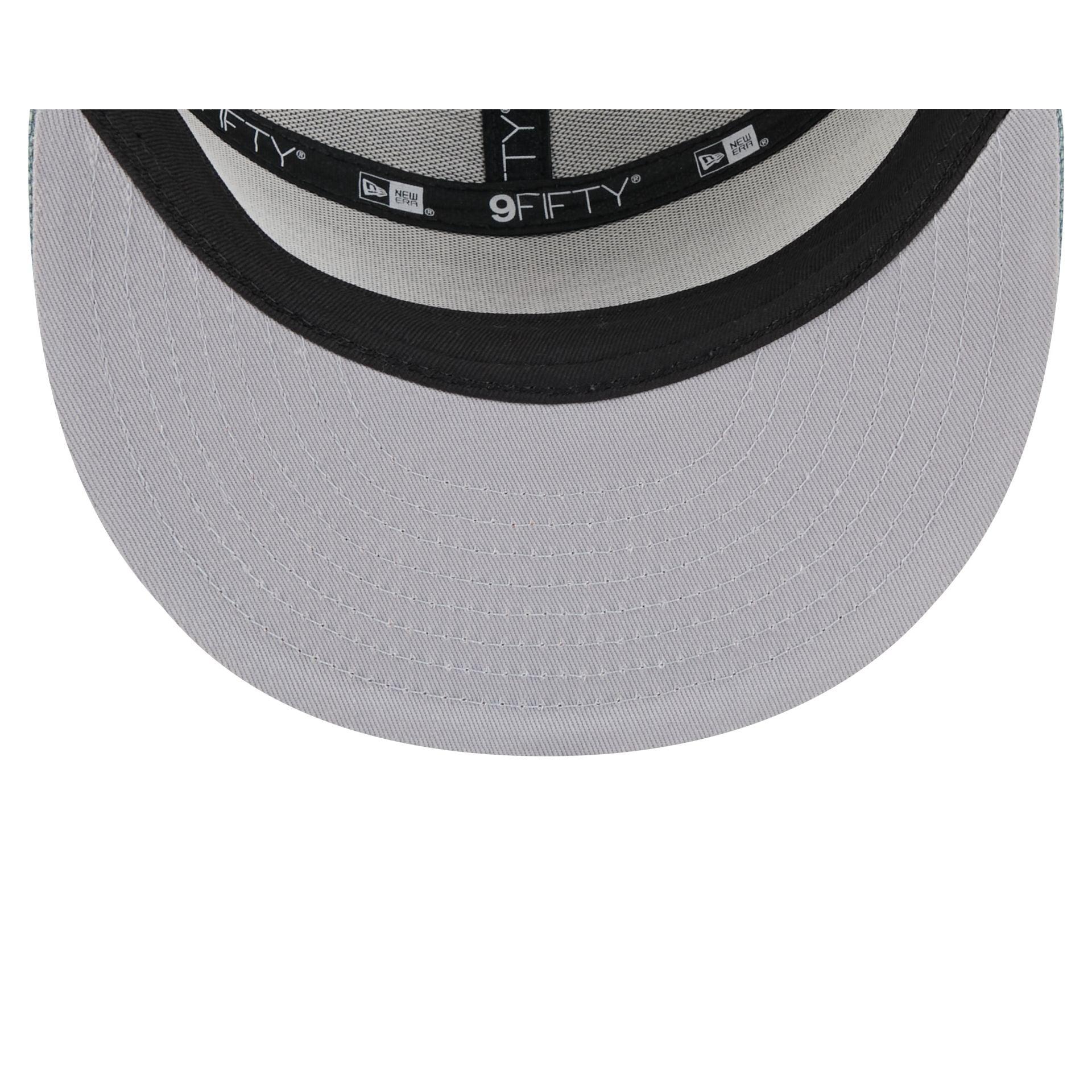 Houston Astros Denim Split Panel 9FIFTY Trucker Hat Male Product Image