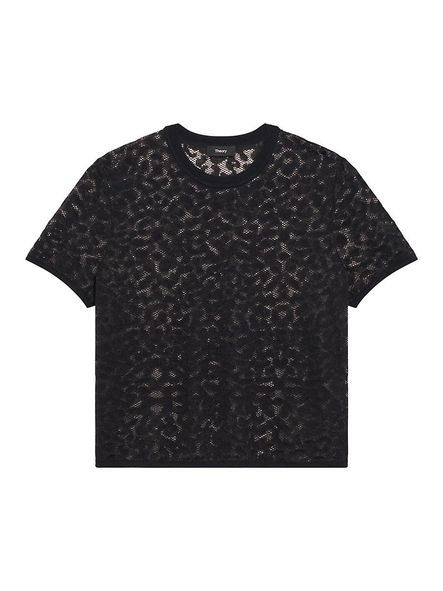 Womens Bleecker Animal Lace T-Shirt Product Image