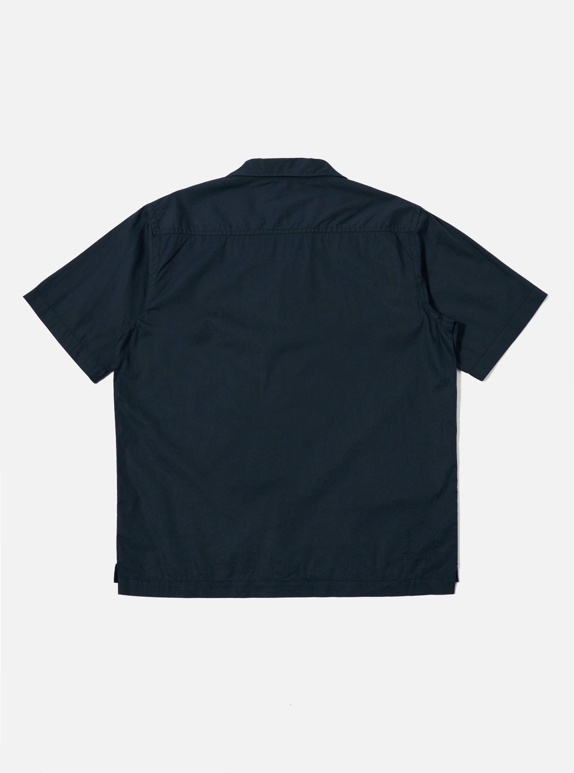 A. SOCIETY x Universal Works Navy Broadcloth Camp Shirt Product Image