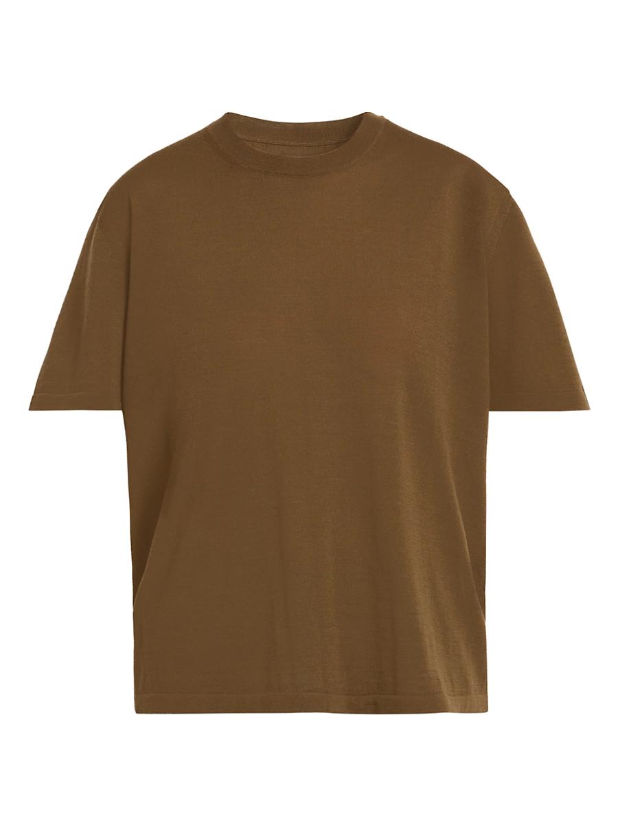 Womens Merino Wool Crewneck T-Shirt Product Image