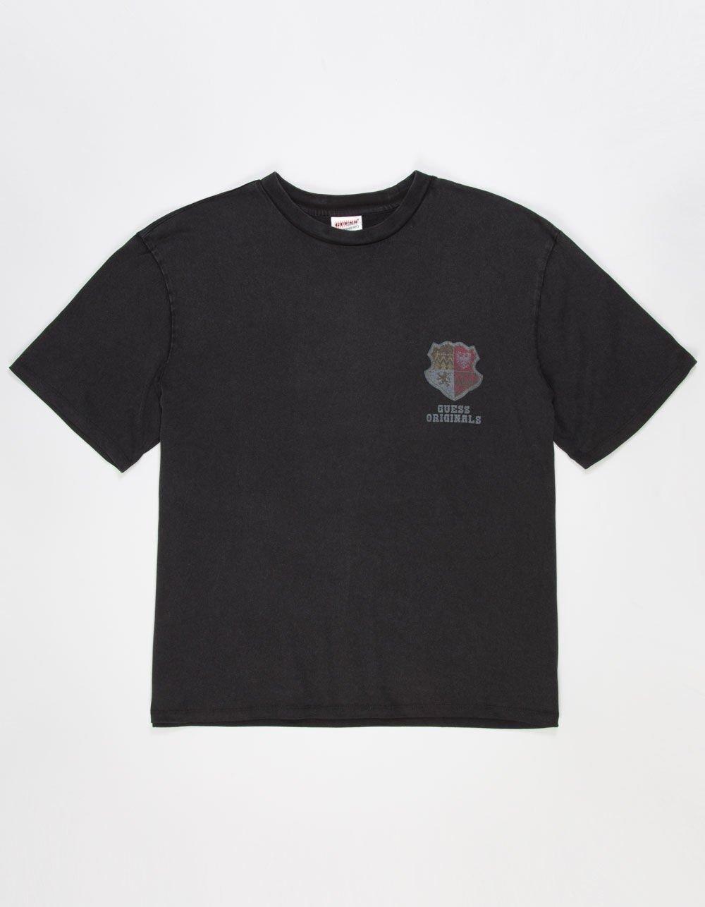 GUESS ORIGINALS Varsity Mens Tee - BLACK Product Image