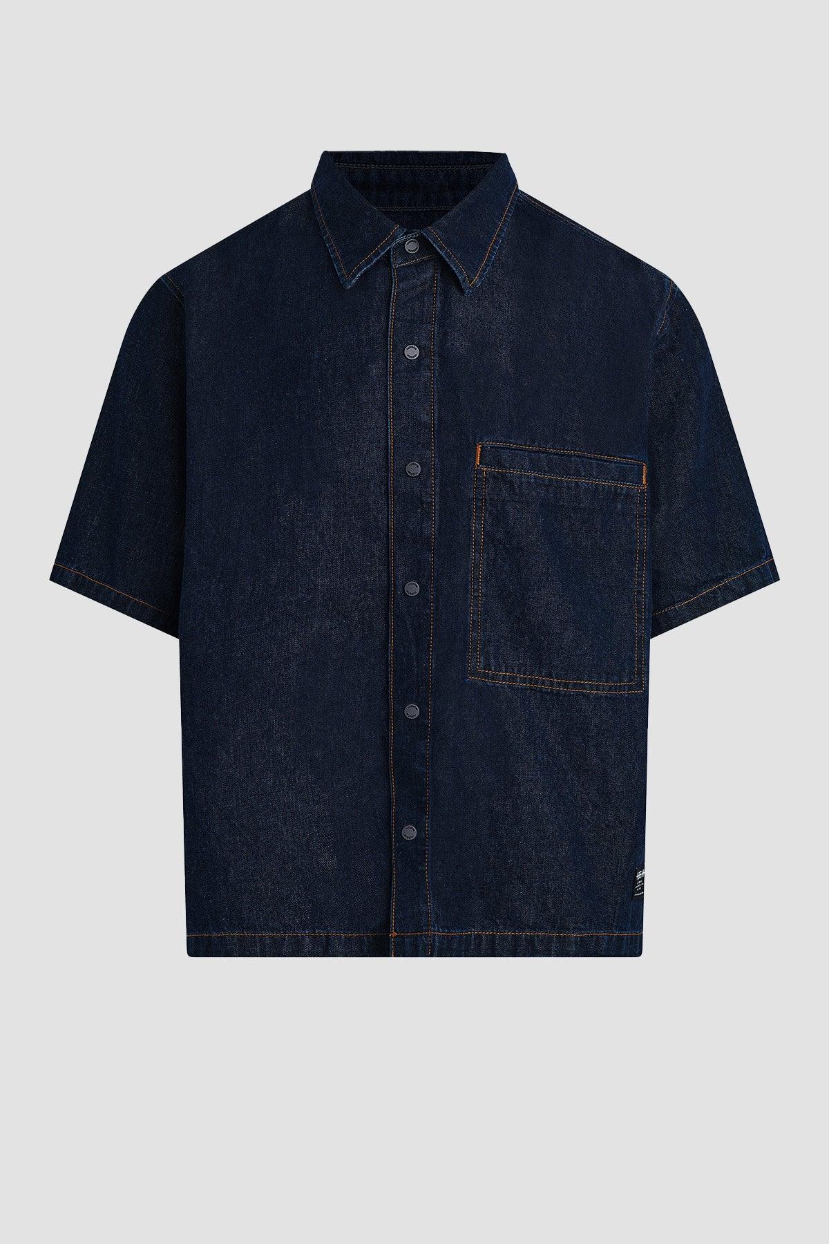 Crop Short Sleeve Shirt Male Product Image