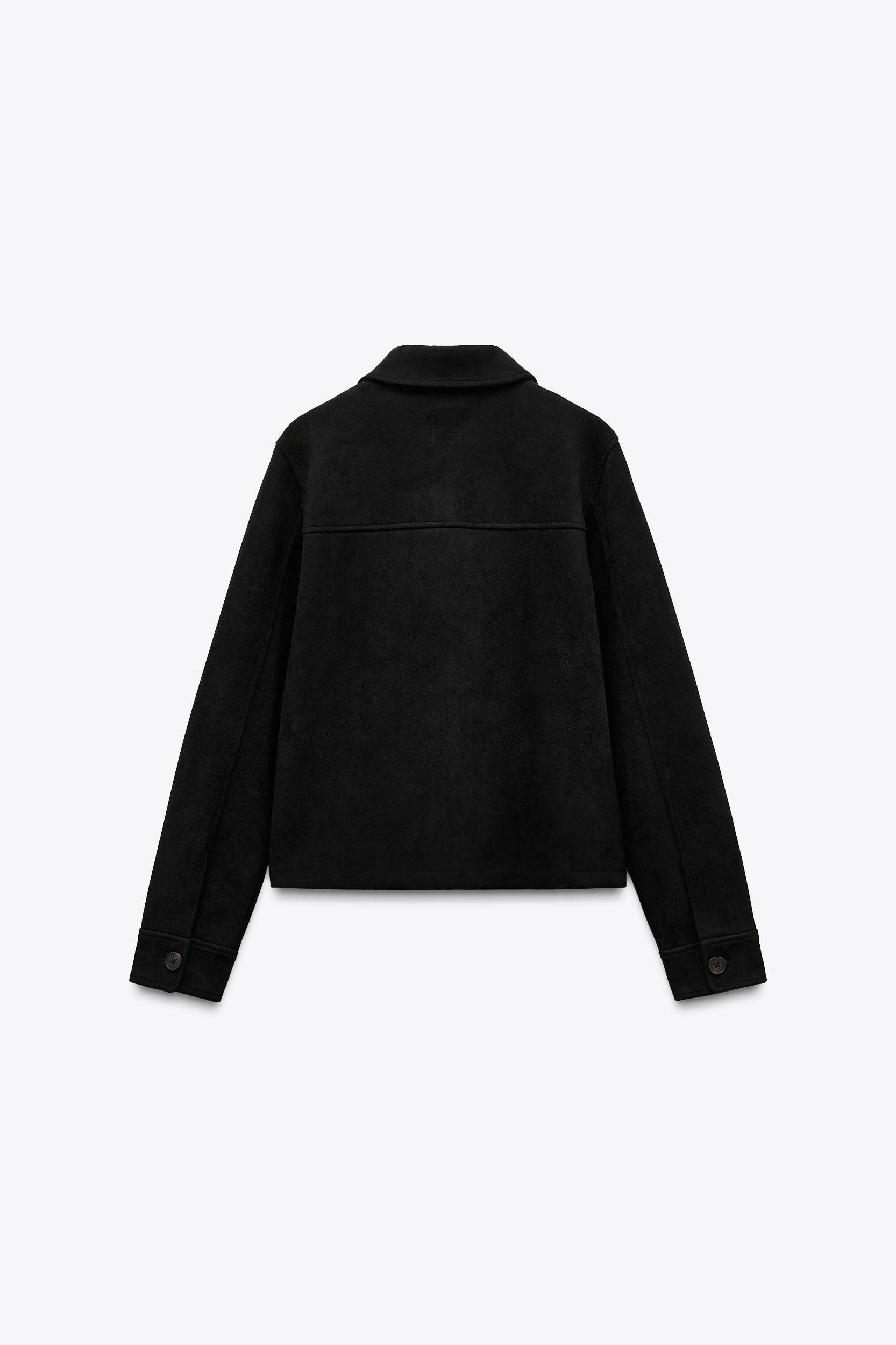 FAUX SUEDE JACKET Product Image