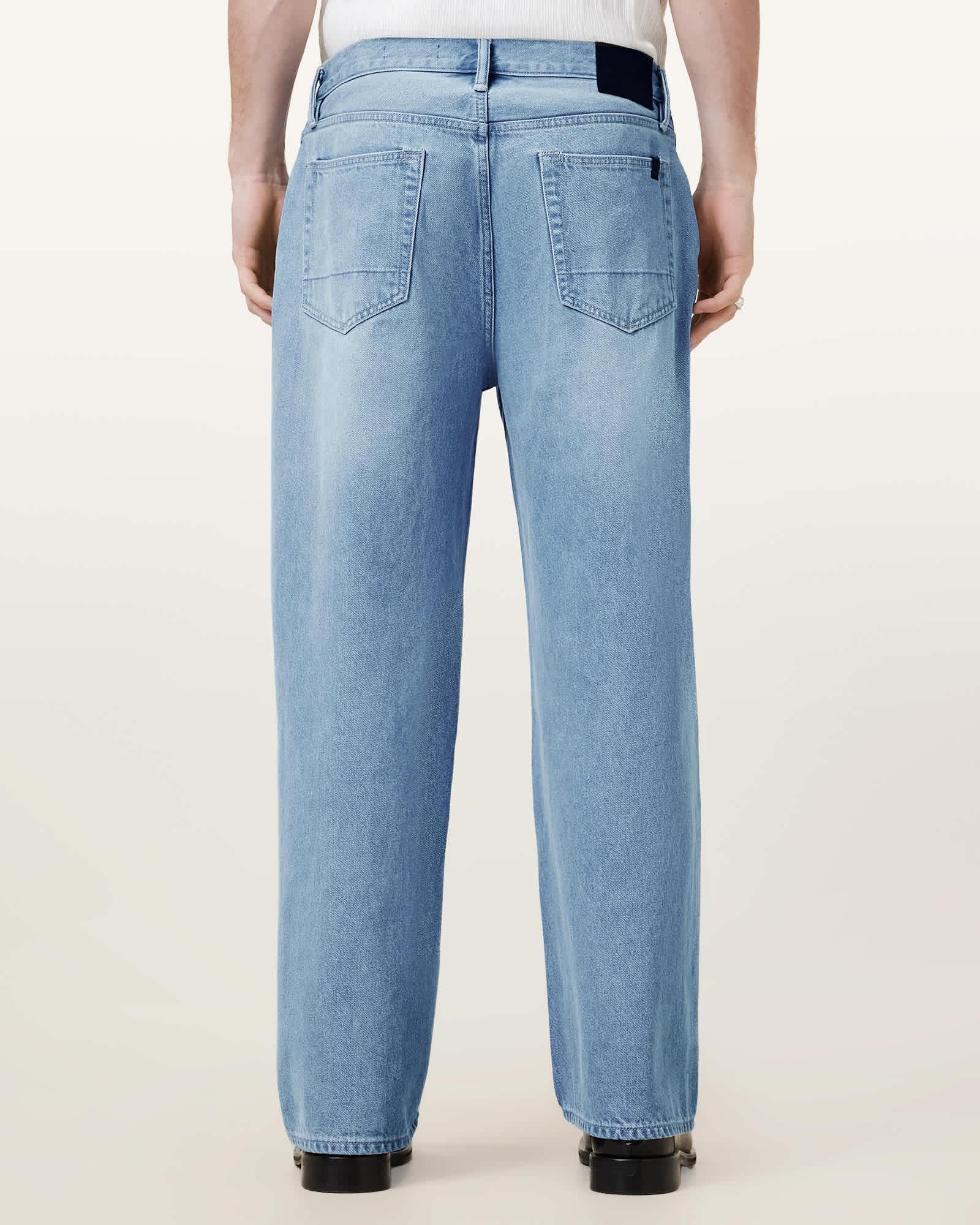 Lenny Loose Fit Wide Leg Denim Jeans Product Image