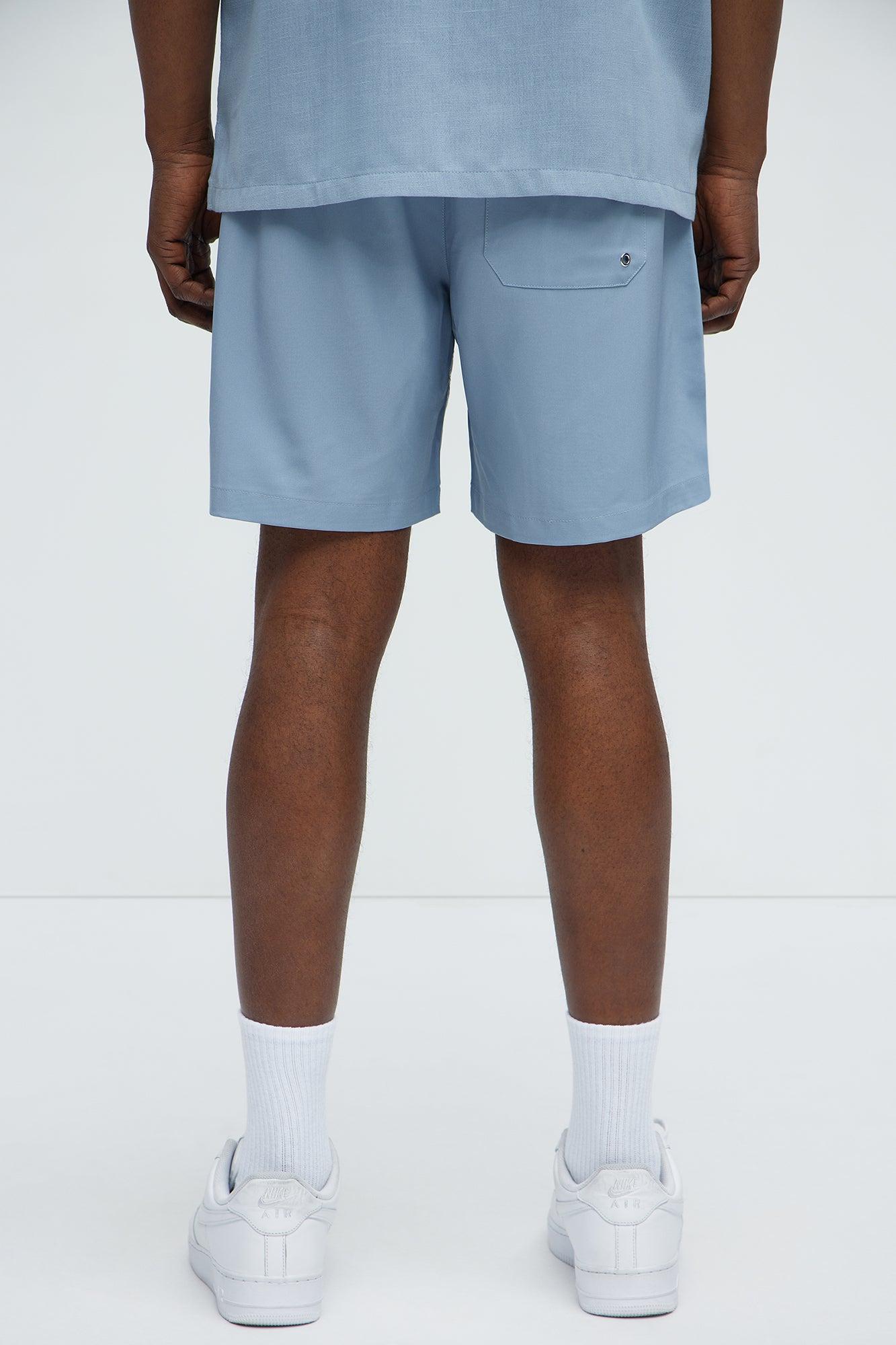 Embroidered Floral Swim Classic Trunk - Blue/combo Male Product Image