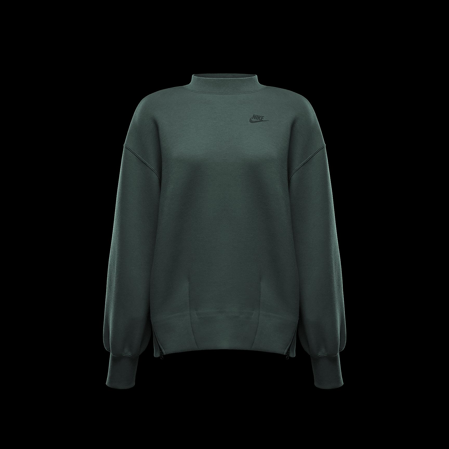Womens Nike Sportswear Tech Fleece Oversized Crewneck Sweatshirt Product Image