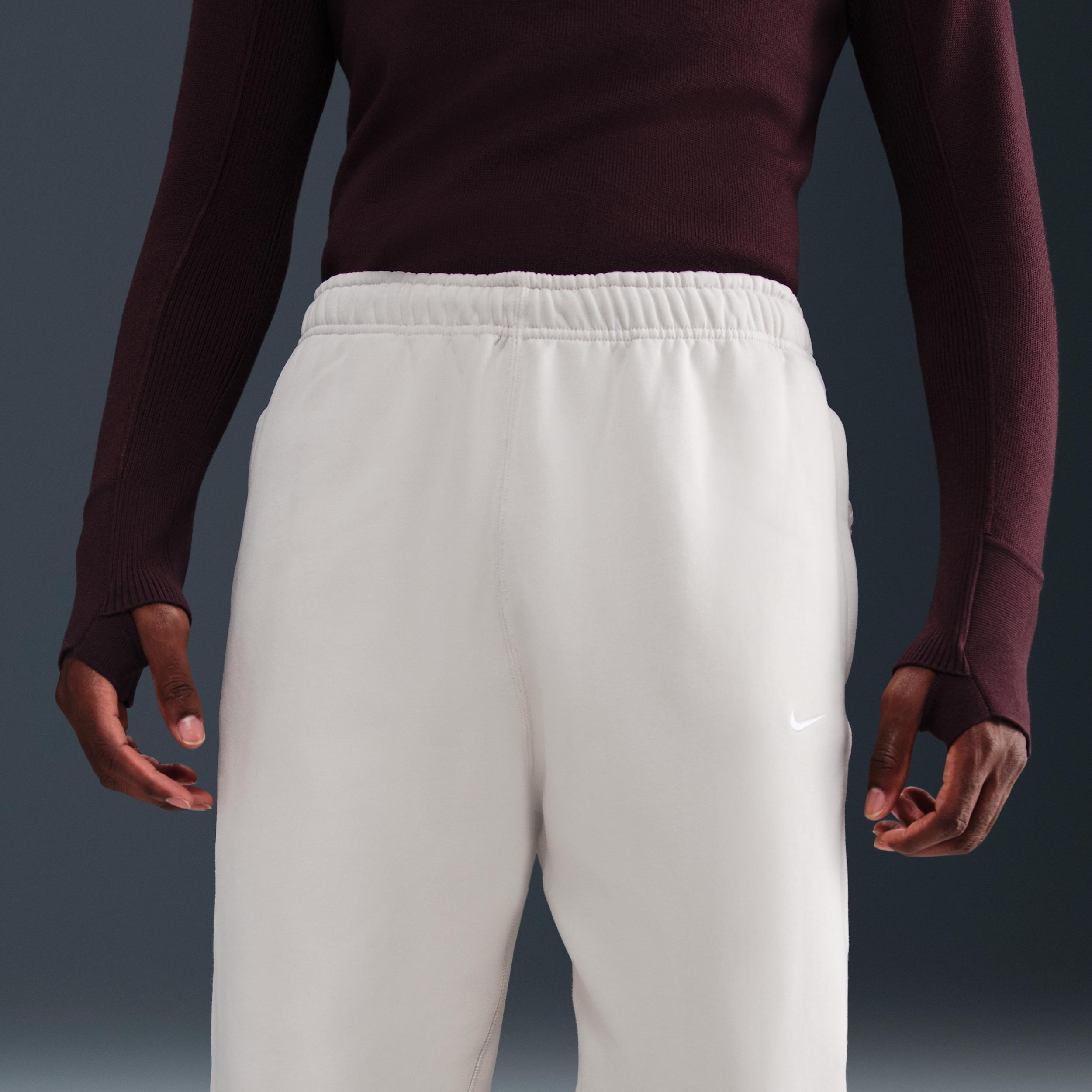 Nike Men's Solo Swoosh Open-Hem Fleece Pants Product Image