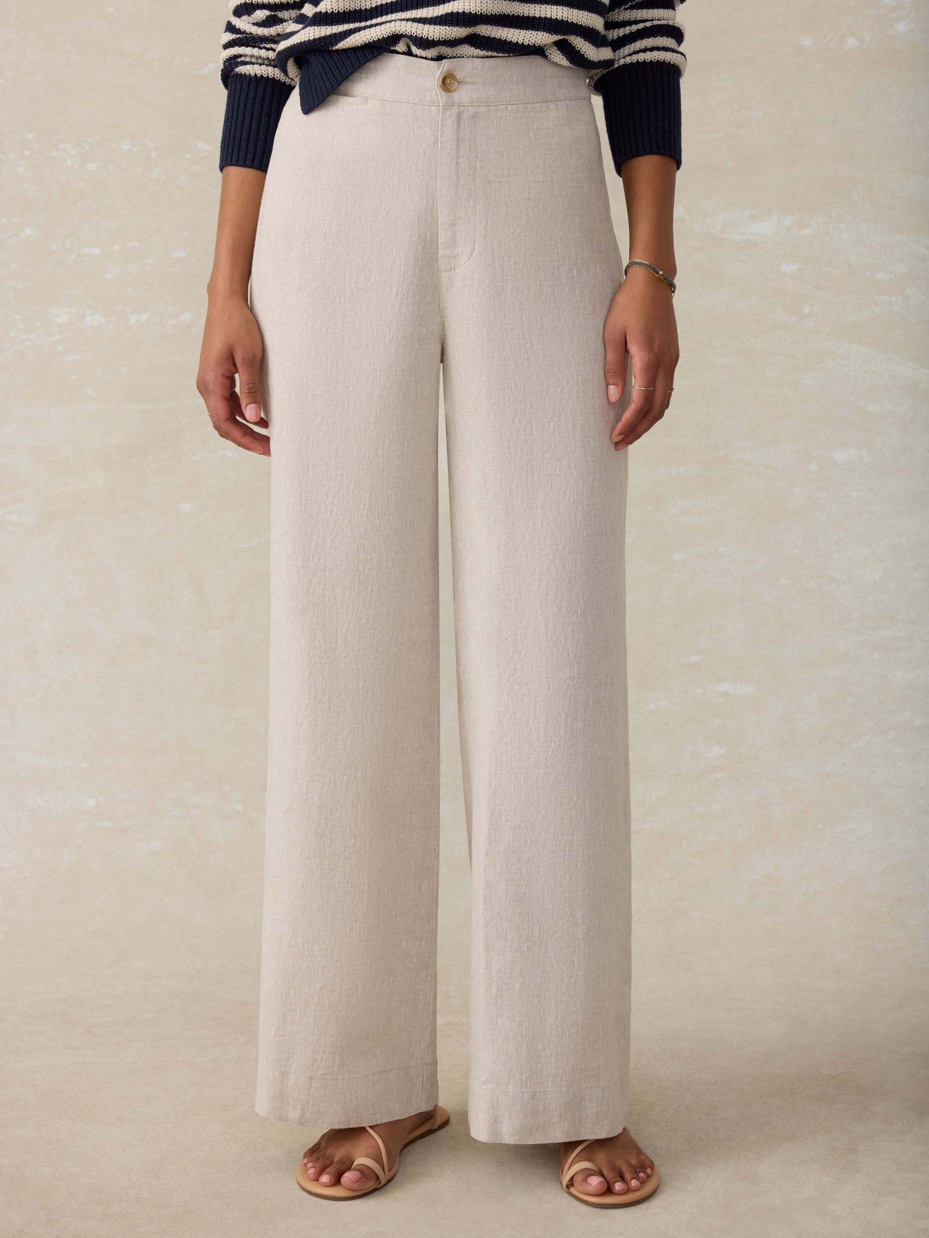 Sun Strider Linen Pant - Flax Product Image