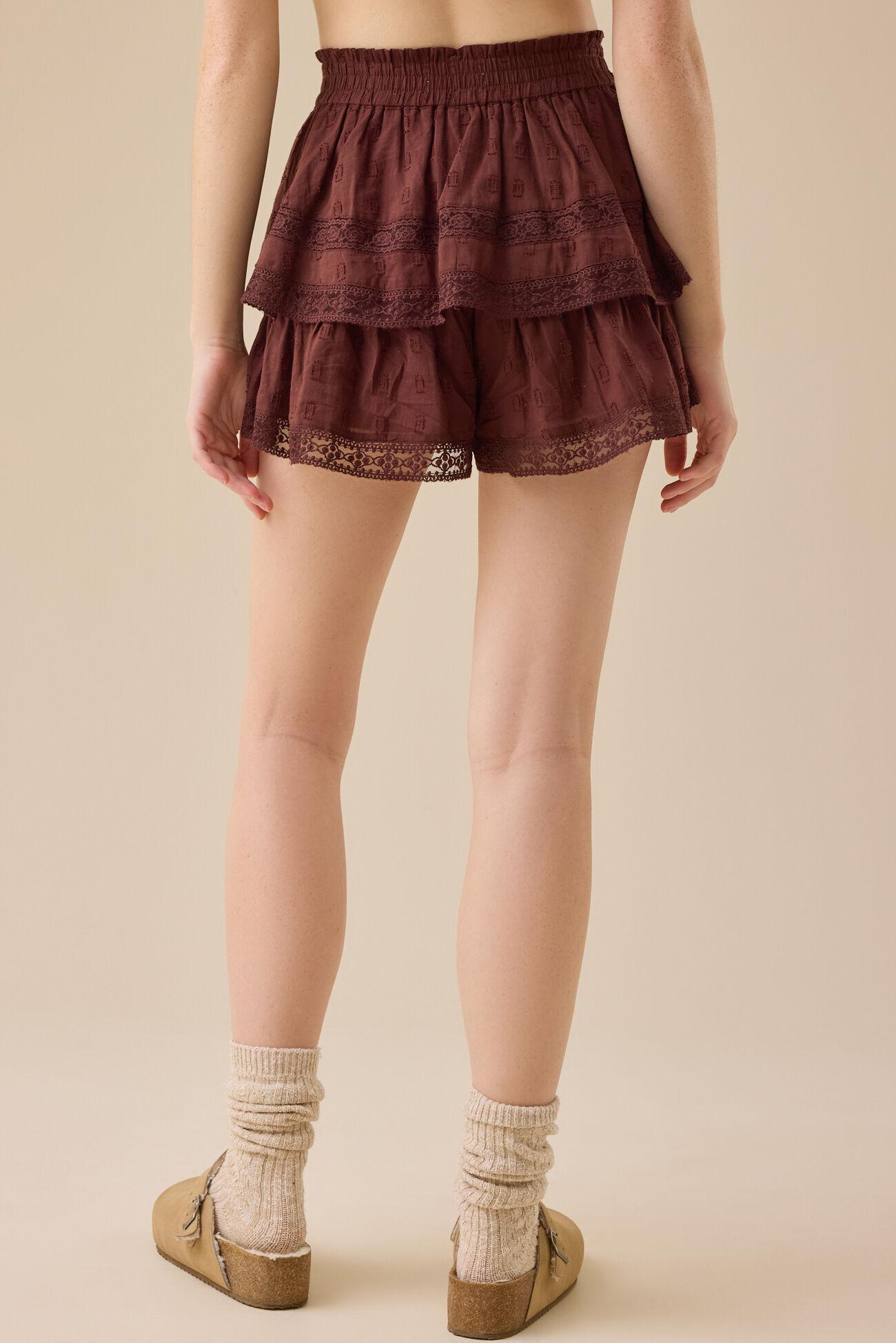 Raleigh Layered Lace Shorts Product Image