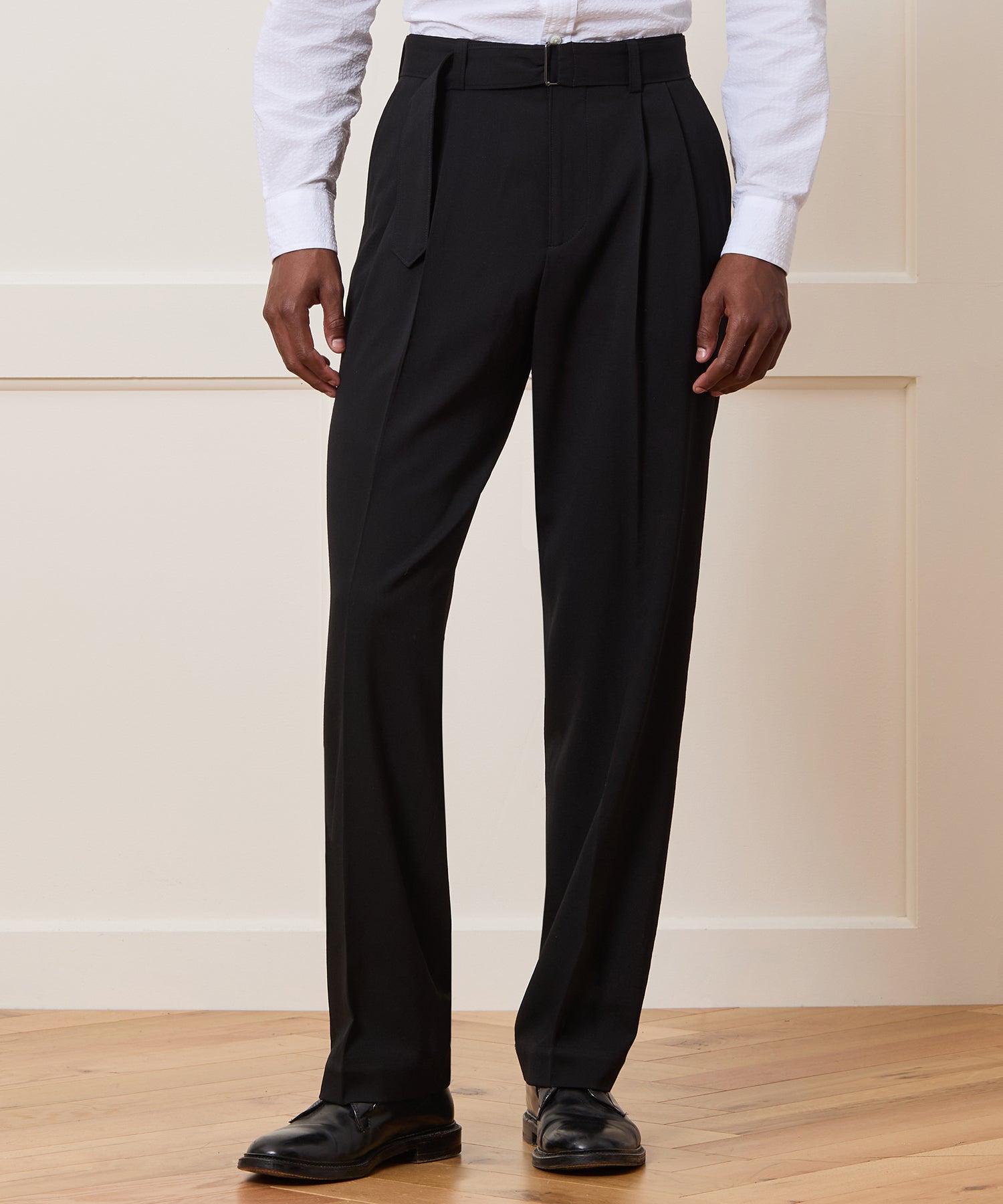 Italian Gabardine Self Belt Trouser Product Image