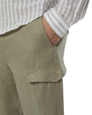 Linen Cargo Jogger Pants   Product Image