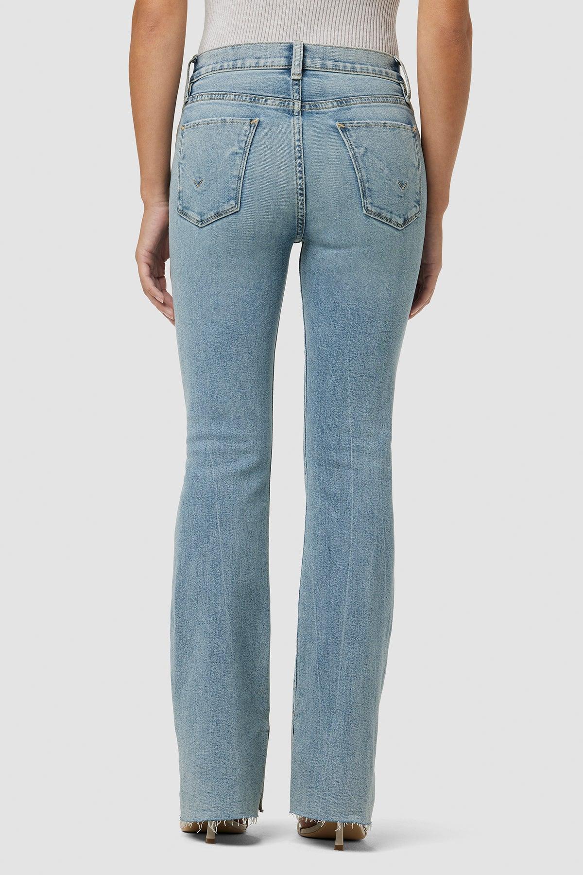 Barbara High-Rise Bootcut Petite Jean w/ Split Hem Female Product Image