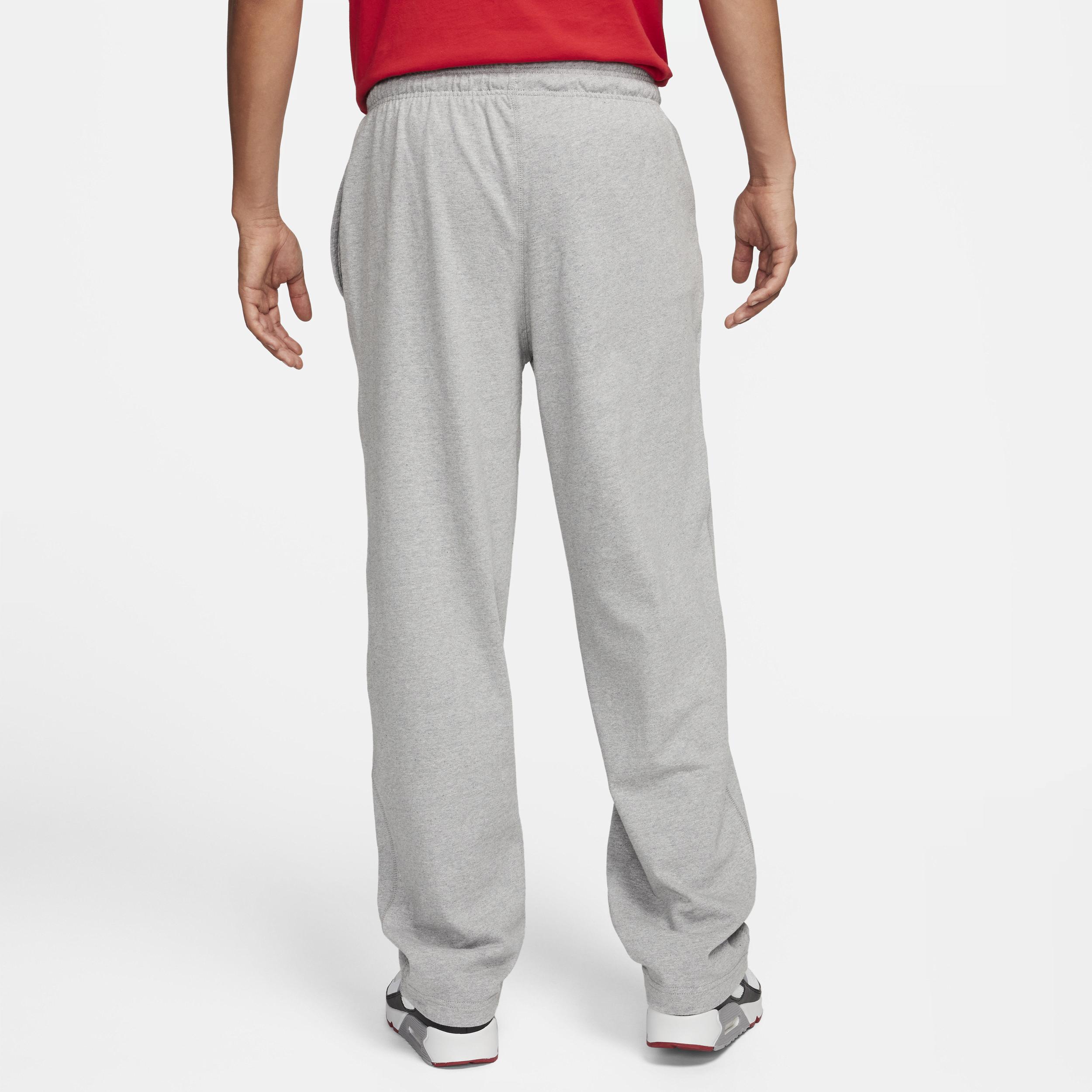 Mens Nike Sportswear Club Knit Open-Hem Pants | FQ4332-063 Product Image