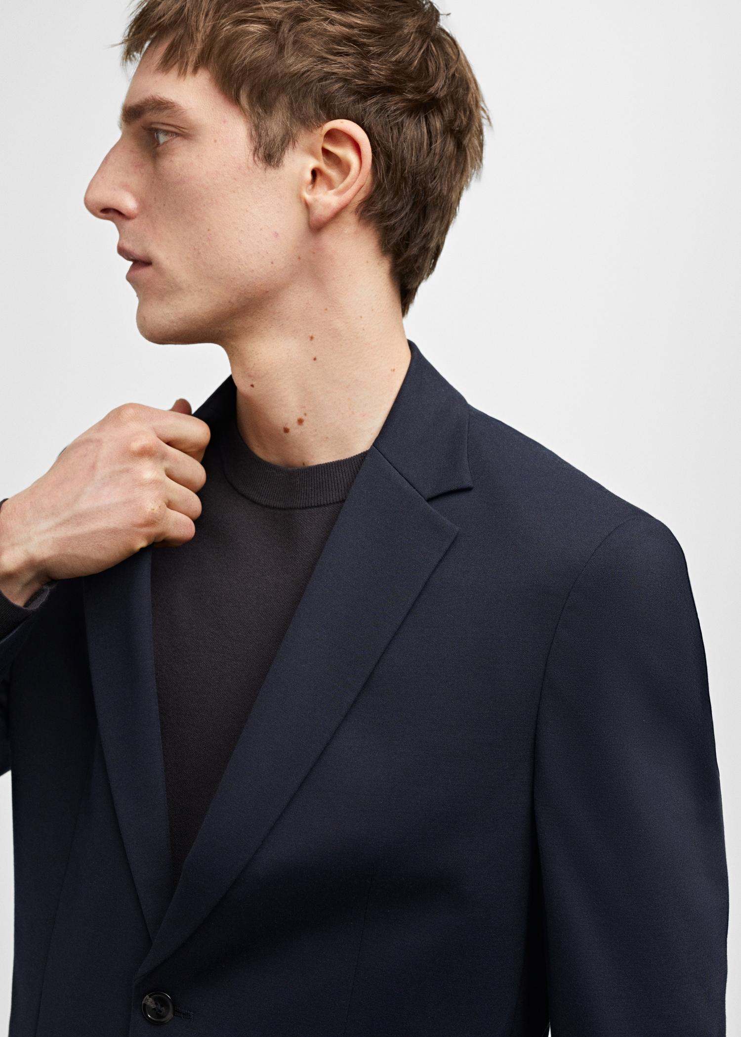 Slim-fit suit jacket - Men | MANGO USA Product Image