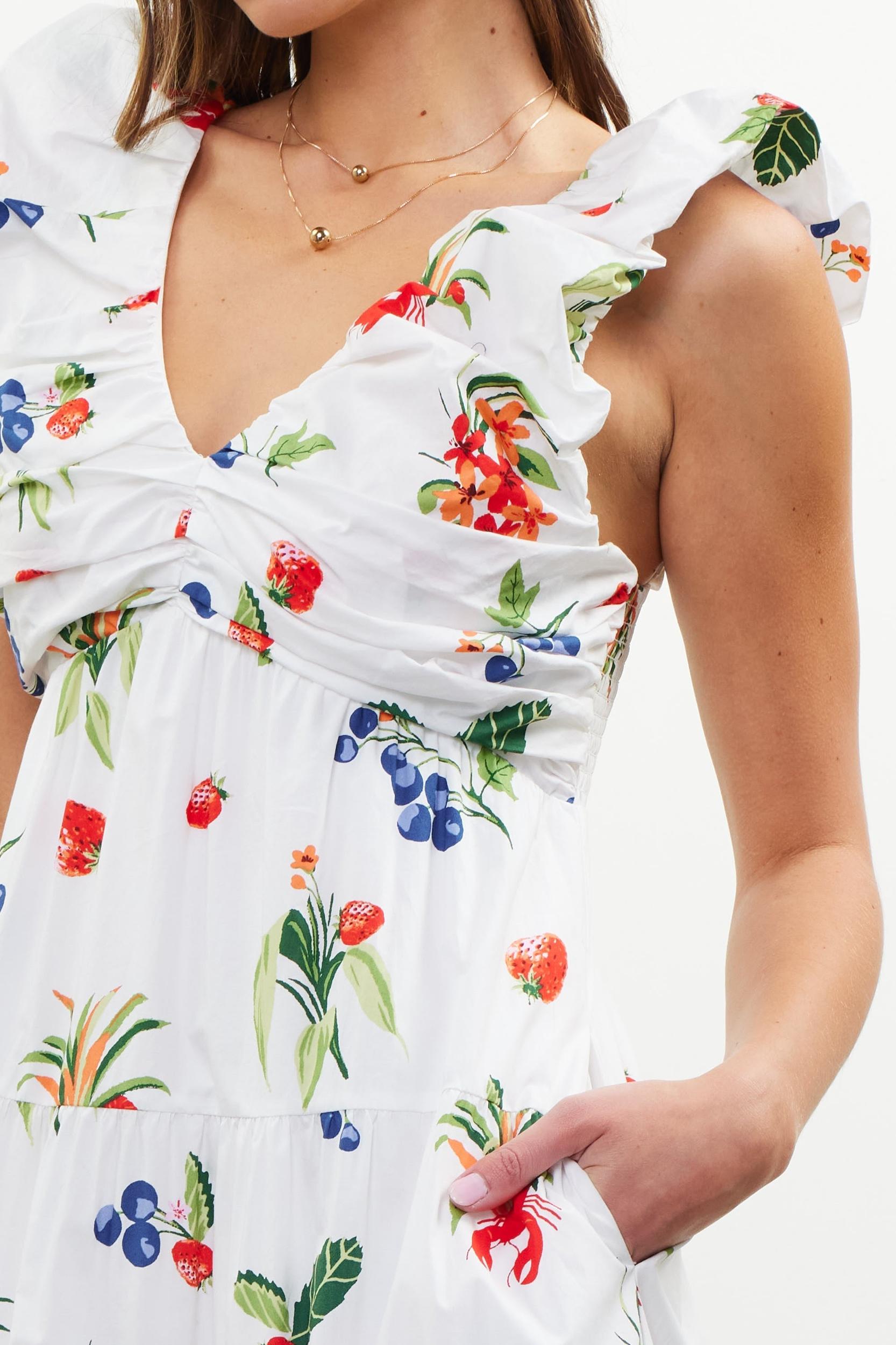 Fruit Cocktail Maxi Dress Product Image