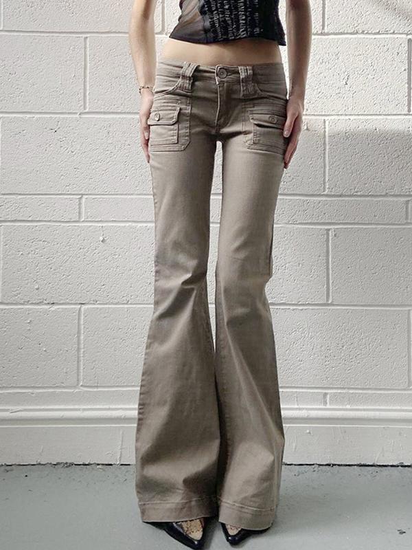 American Design Pocket Flare Jeans Product Image