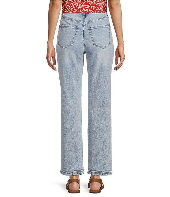 Copper Key High Rise Ankle Crop Straight Jeans Product Image