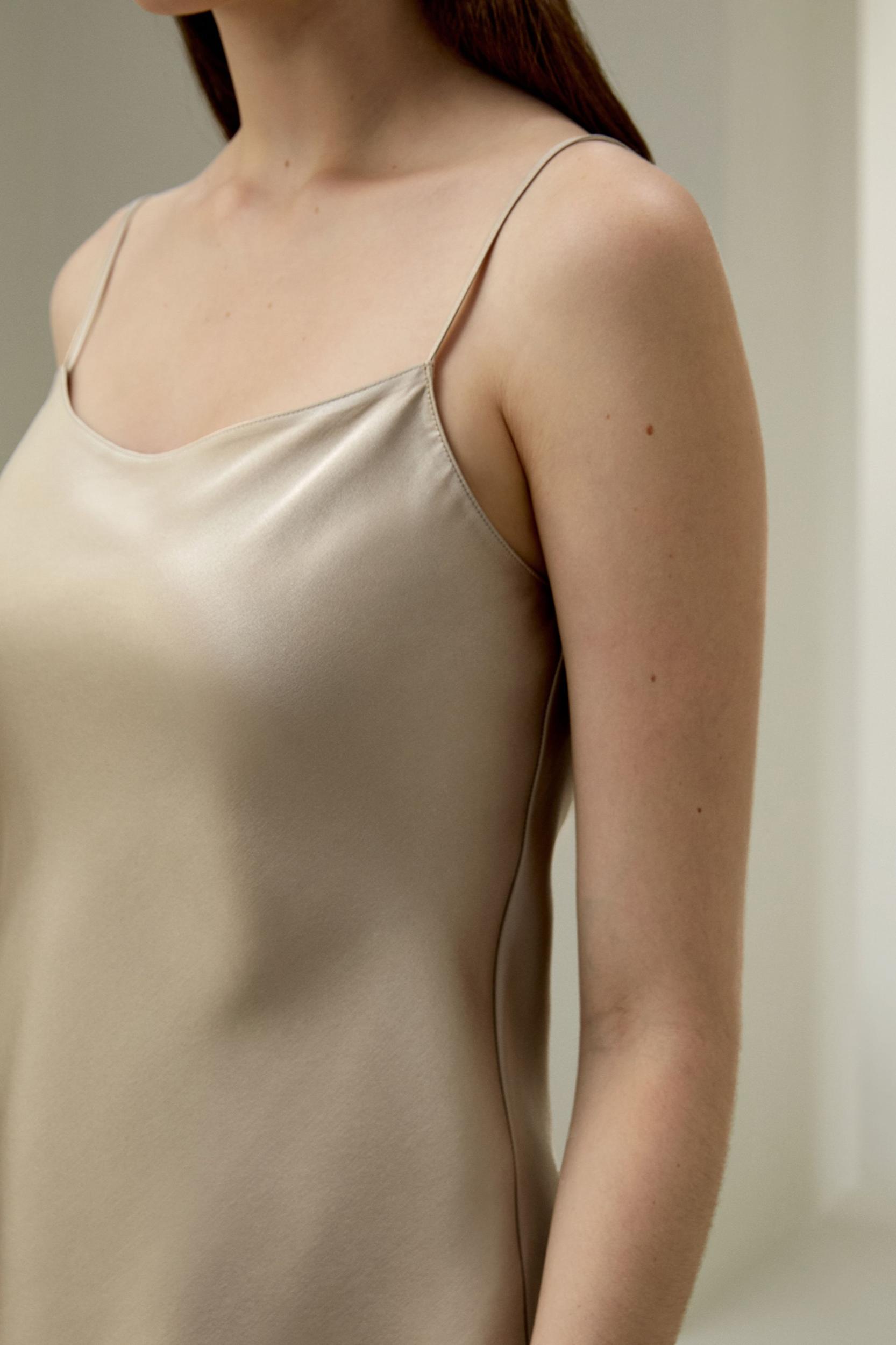 LILYSILK Womens Silk Camisole Tops - Midnight Blue Heavy Silk - Chic Double-Faced Top Petite XS Product Image