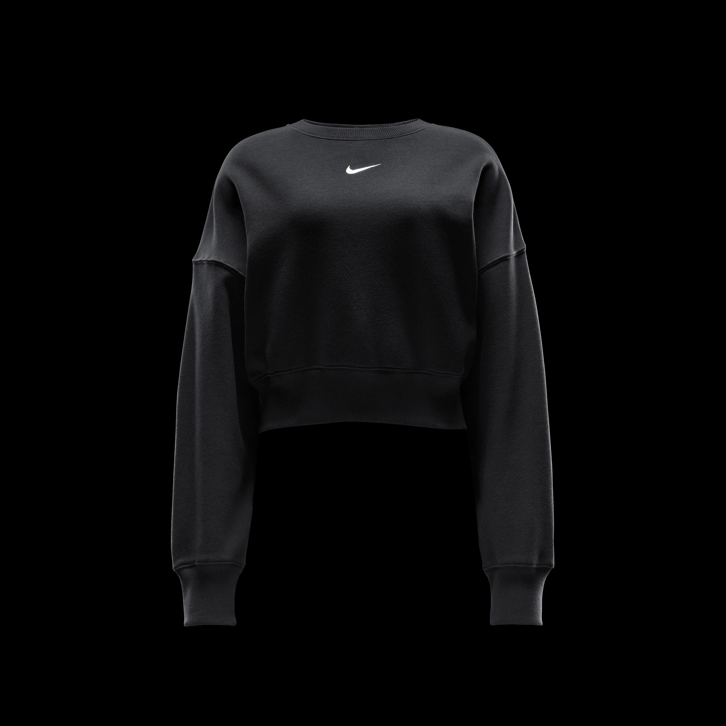 Womens Nike Sportswear Phoenix Fleece Over-Oversized Crew-Neck Sweatshirt | DQ5761-010 Product Image