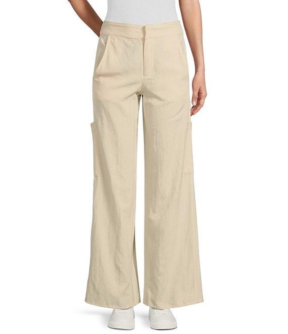 Roxy Maui Sessions Linen Blend Palazzo Pants Product Image