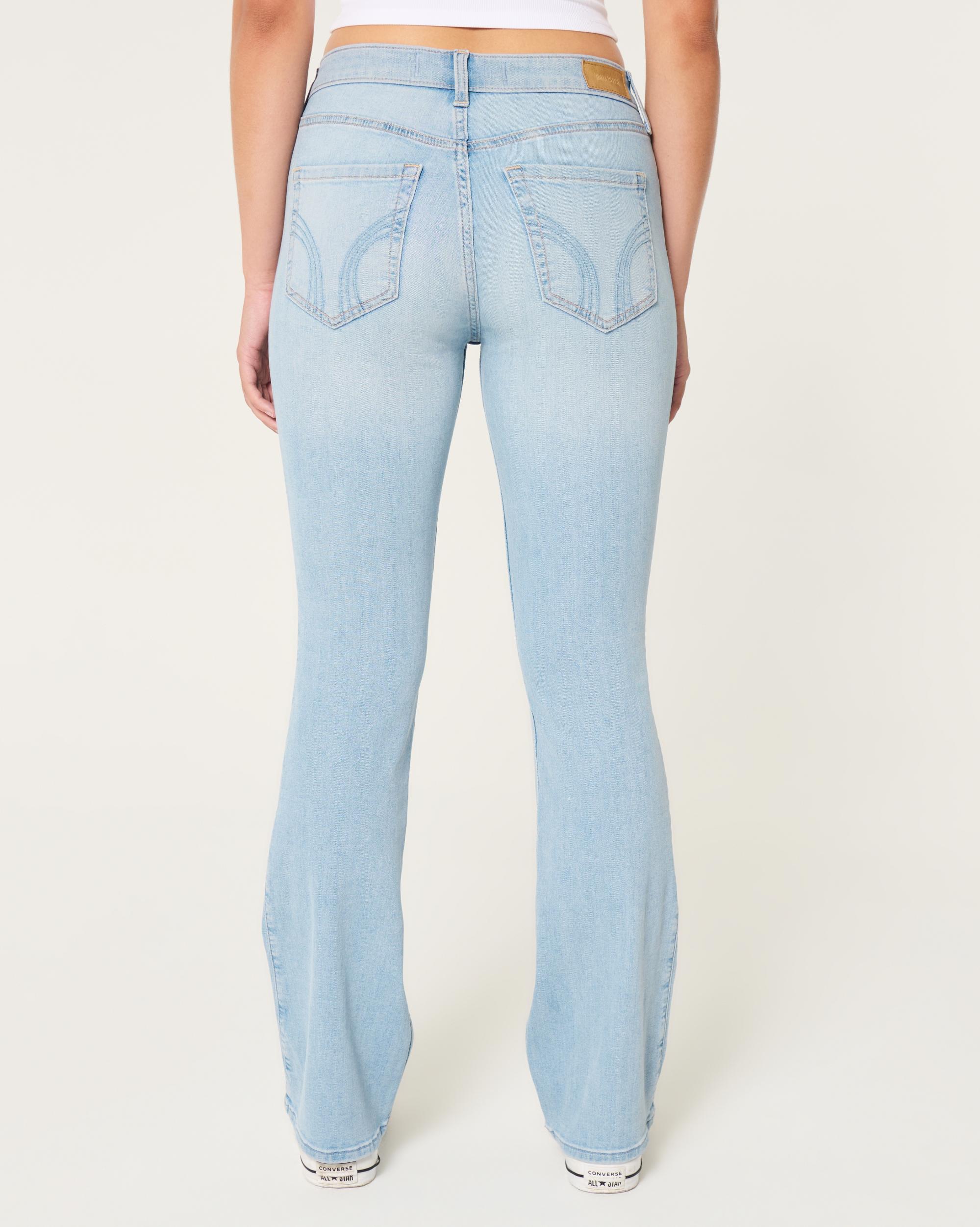 Curvy Mid-Rise Light Wash Boot Jeans Product Image
