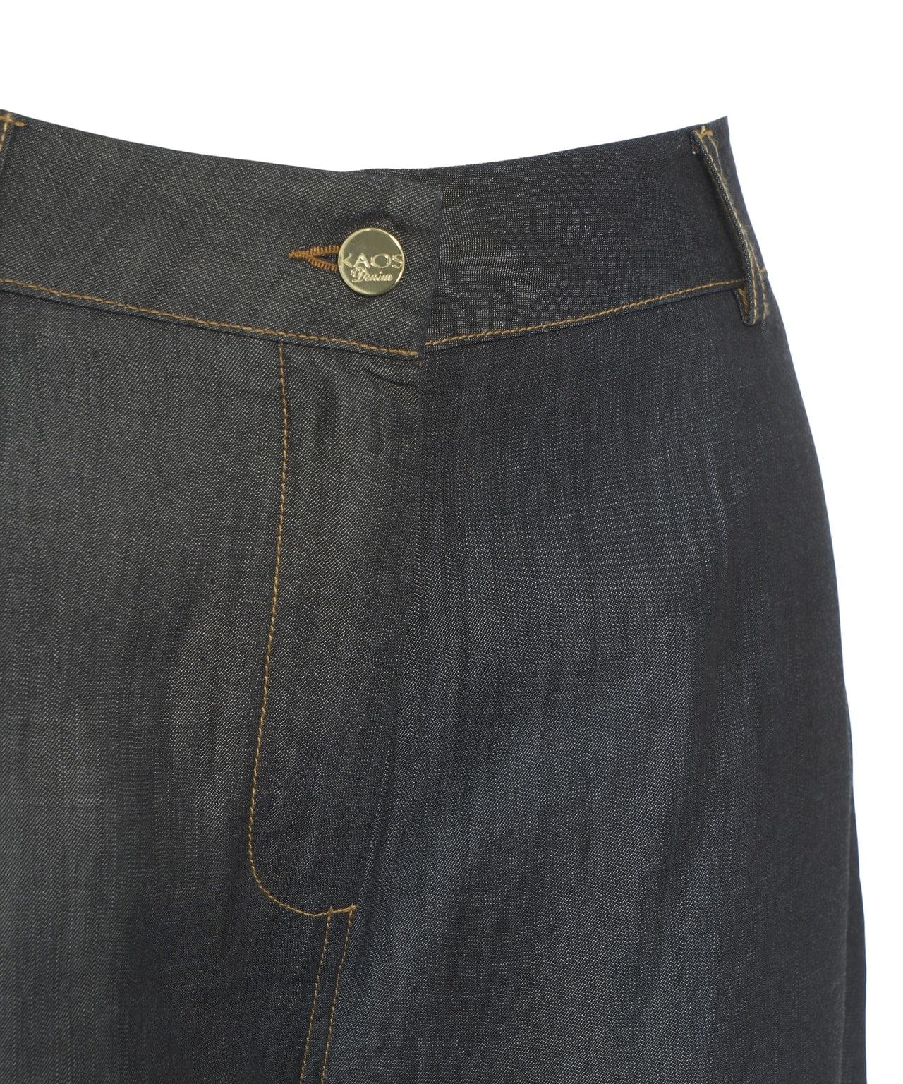 Wide leg pants in tencel Product Image