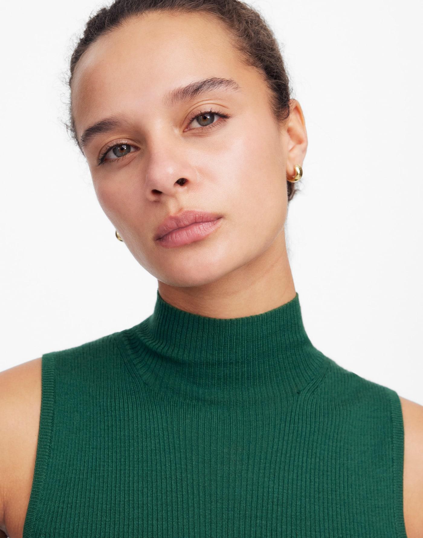 Merino Wool-Silk Sweater Tank Product Image