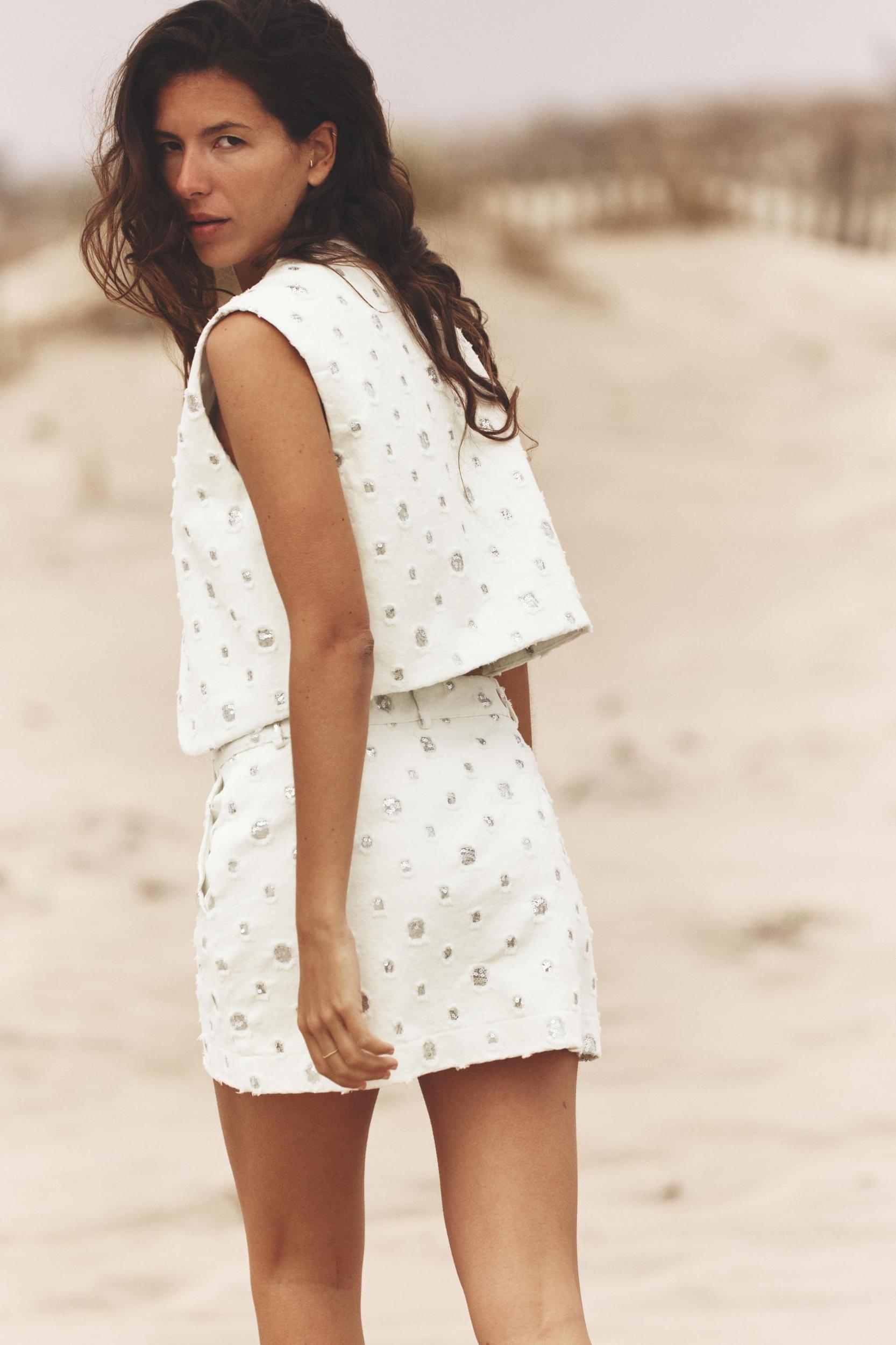 SEQUIN SKORT Product Image