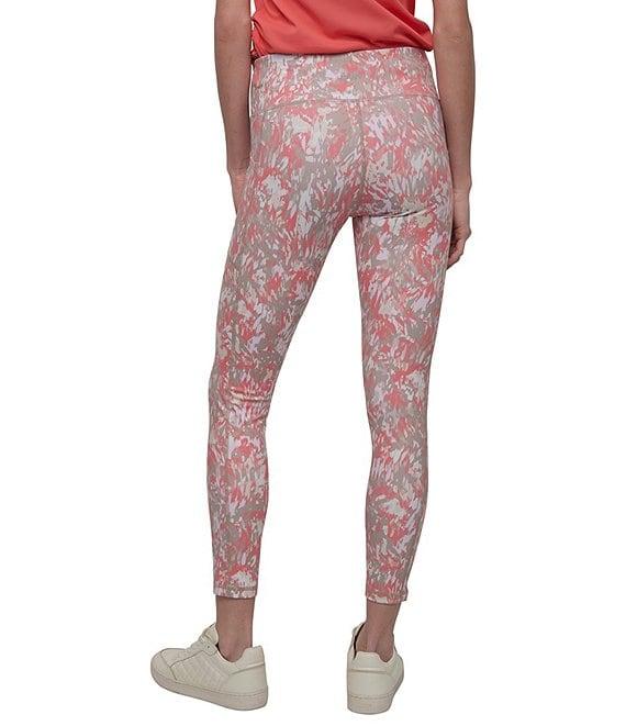 DKNY Sport Elevate Interlock High Waist 7/8 Printed Fitness Leggings Product Image
