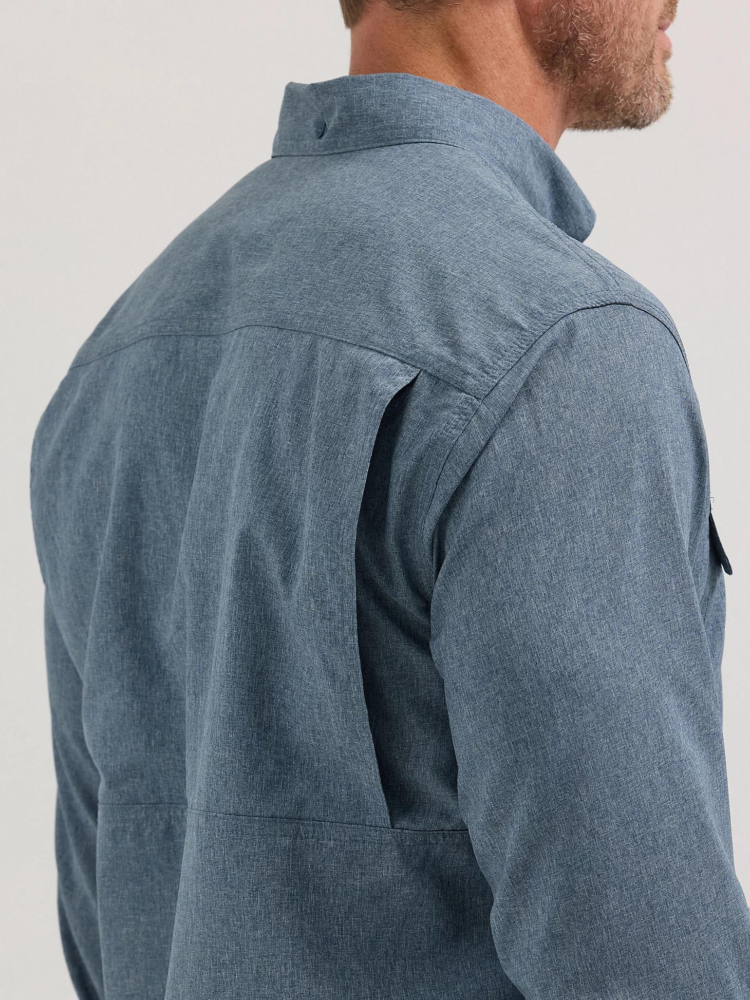 Wrangler® RIGGS Workwear® Long Sleeve Vented Solid Work Shirt | Men's SHIRTS | Wrangler® Product Image