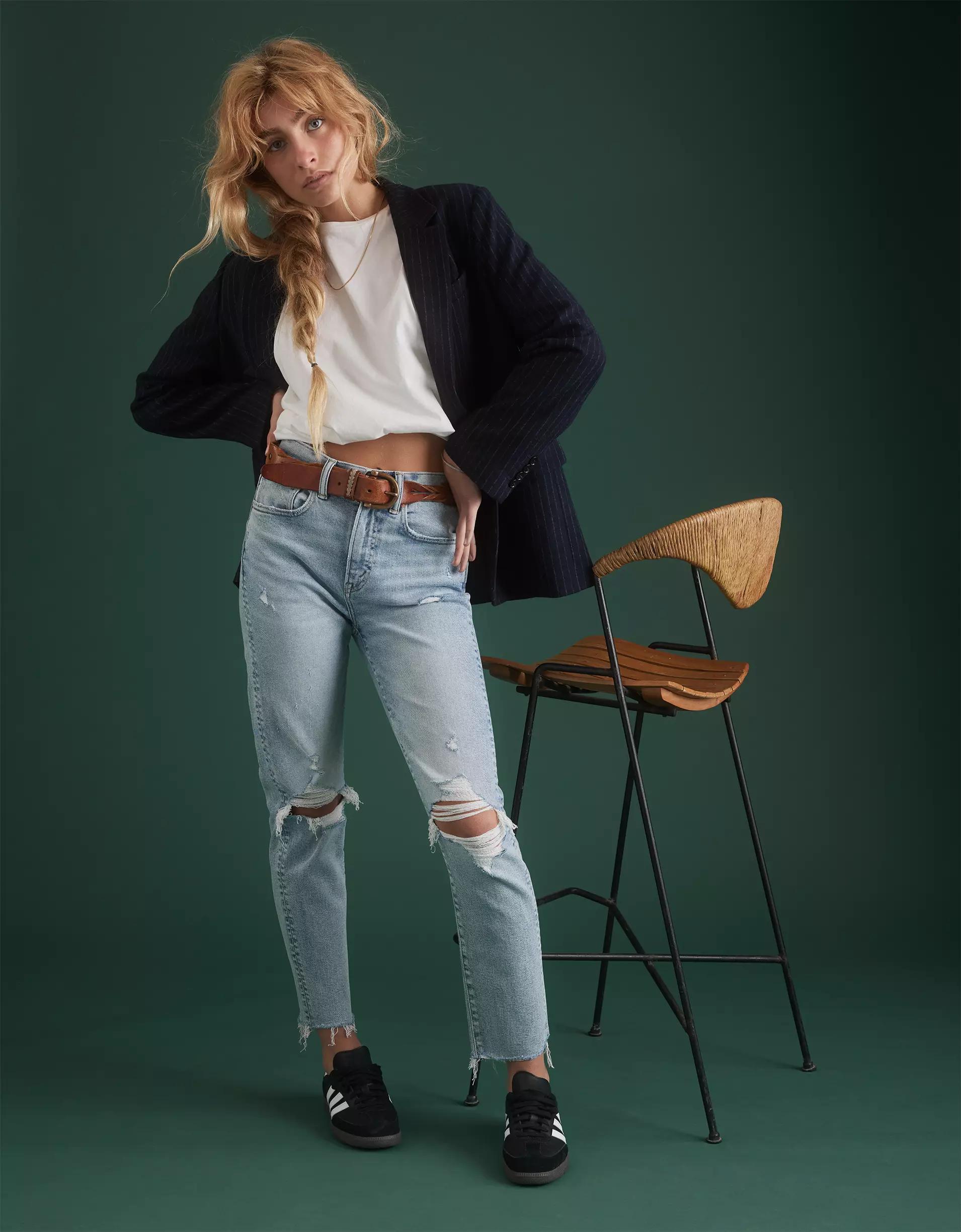 AE77 Premium Mom Jean Product Image