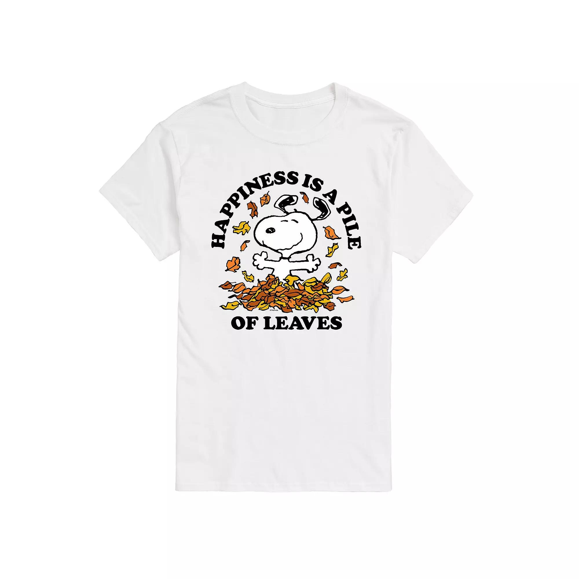 Big & Tall Peanuts Happiness Is Leaves, Men's,  Product Image