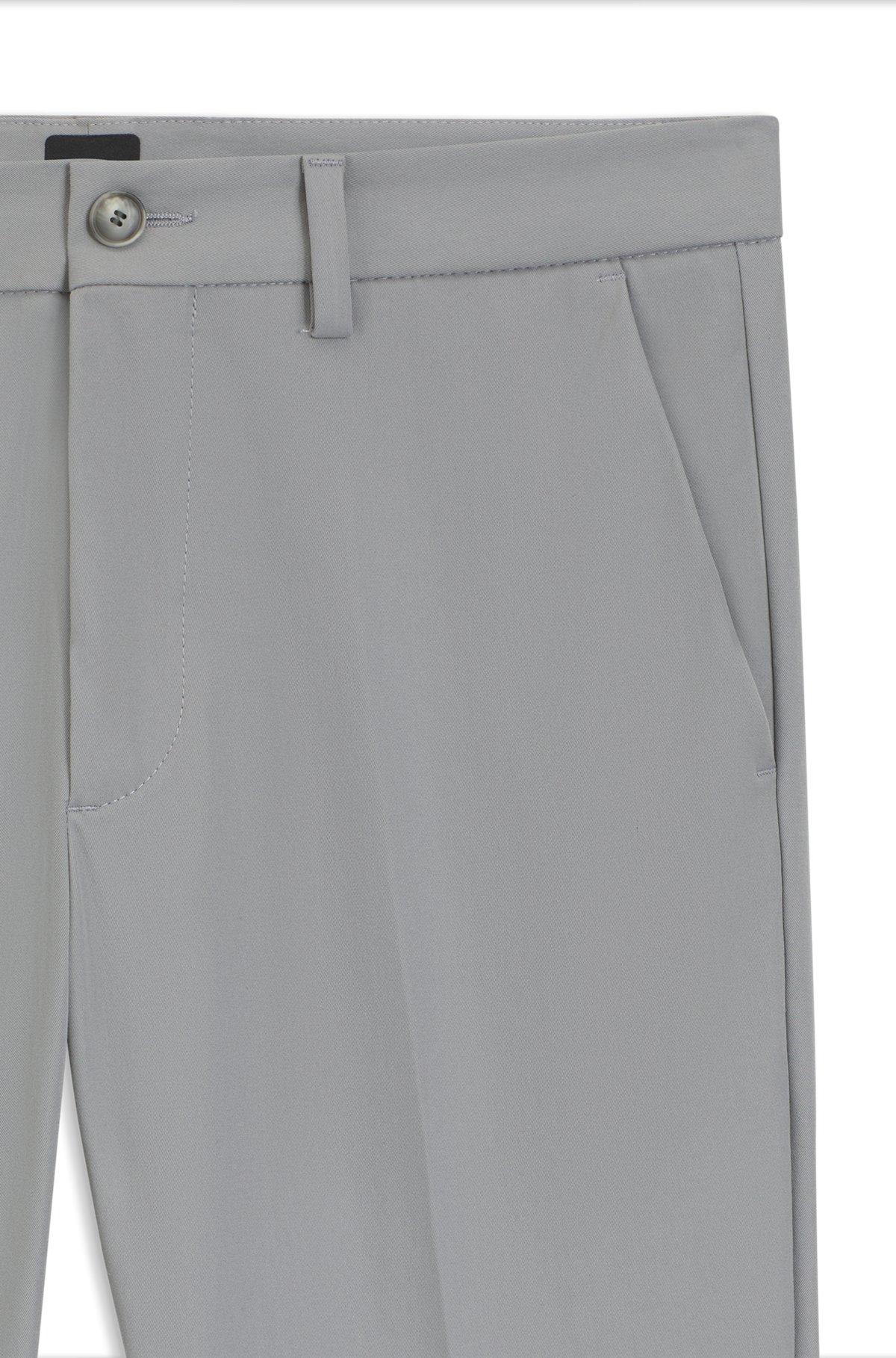 Slim-fit pants in cotton-blend twill Product Image