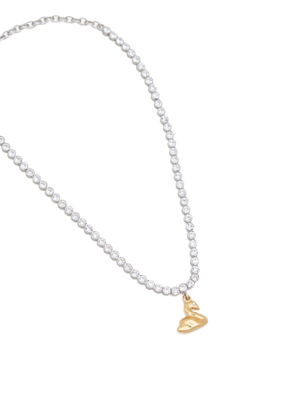 charm-detail crystal necklace Product Image